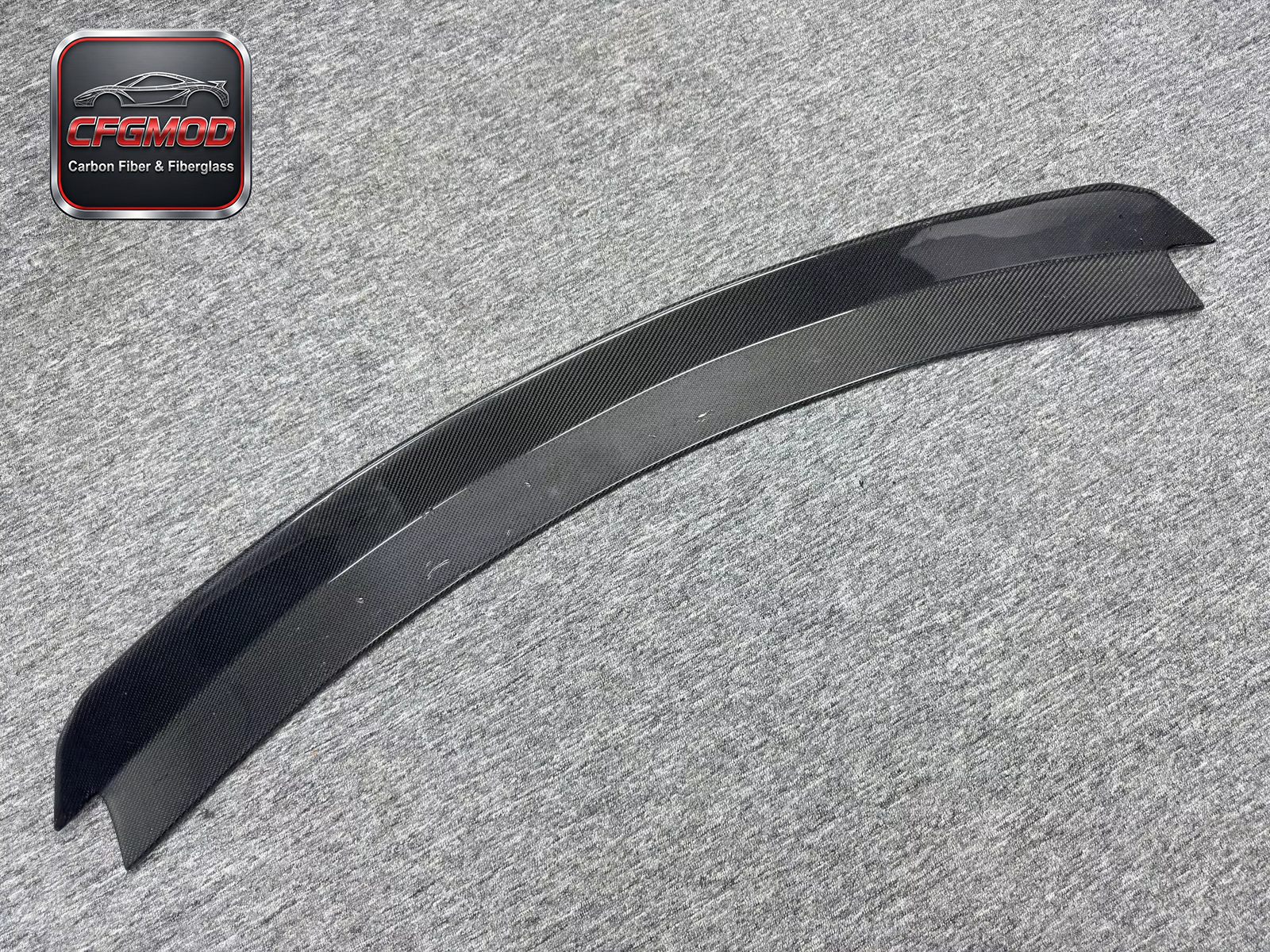 RTR Style Carbon Fiber Rear Trunk Spoiler Wing for 2015-2023 Ford Mustang Tuning Parts — 8