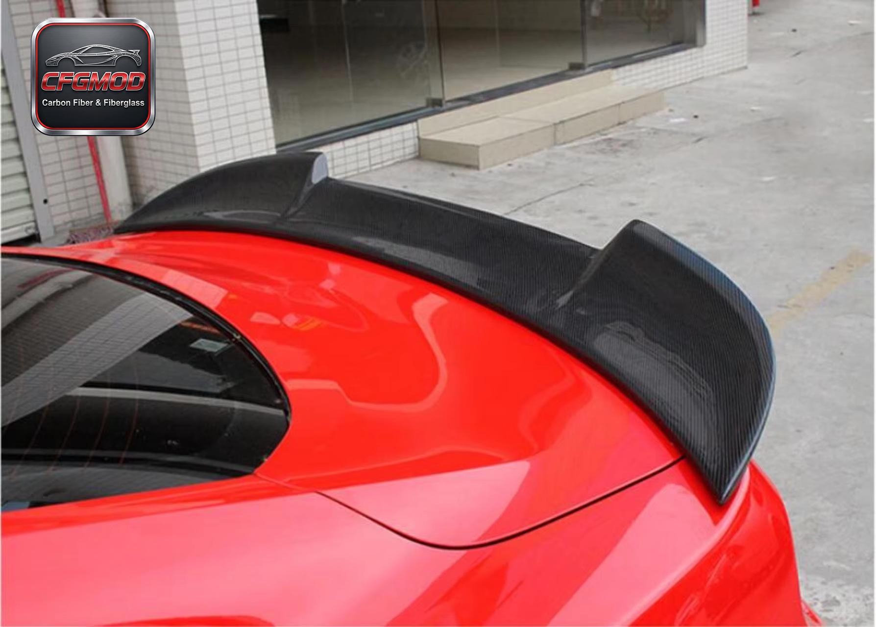 Carbon Fiber MMD Design Rear Decklid Lip Spoiler for Ford Mustang 2015-2023 Modification Accessories — 3