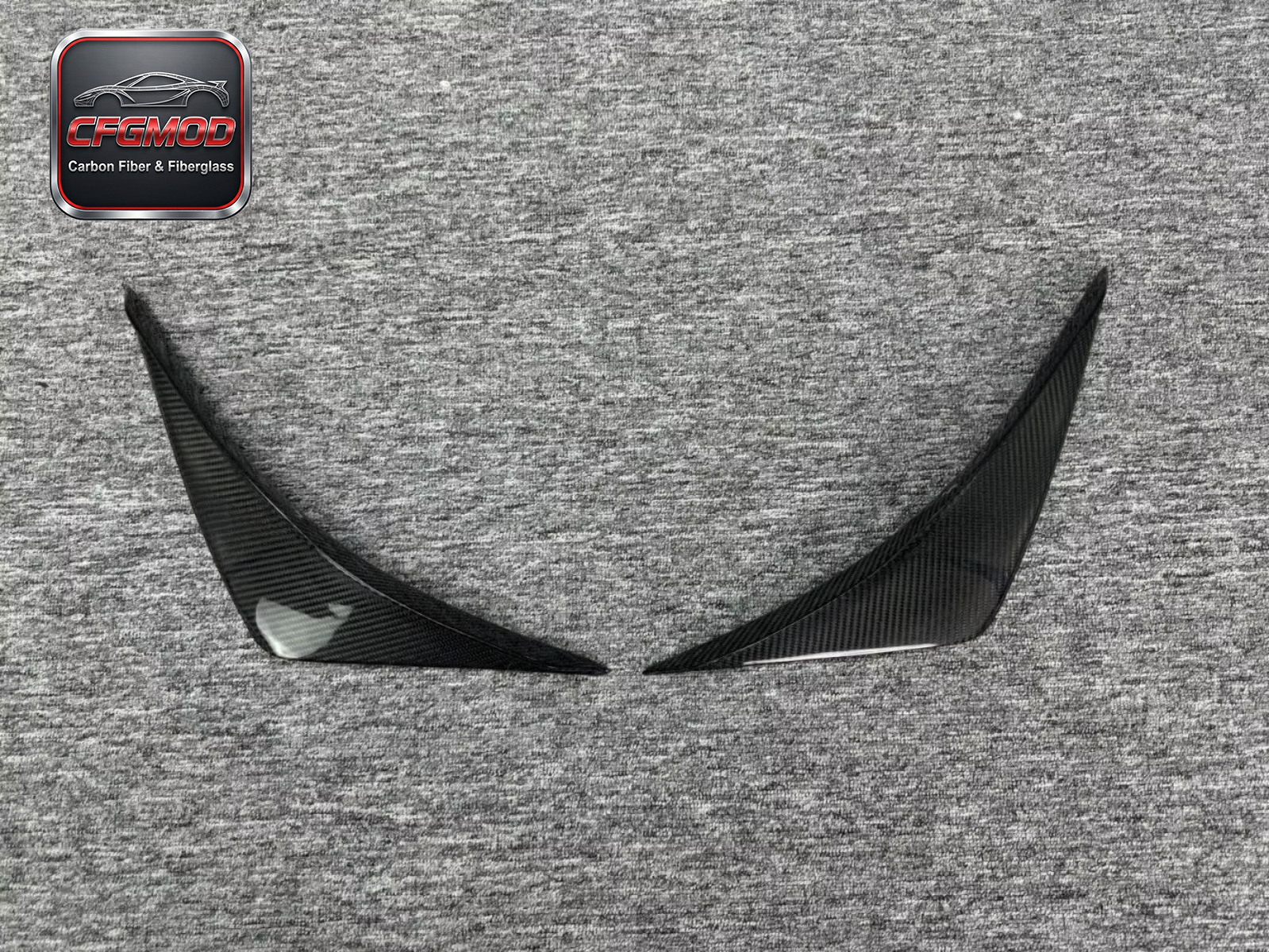 Carbon Fiber APR Design Front Winglets Bumper Splitter Fins for Ford Mustang 2015-2017 Accessories — 5