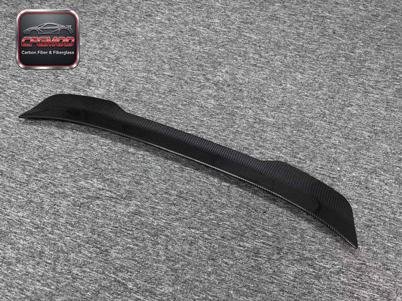 Dry Carbon Fiber Rear Windshield Roof Visor Spoiler for Ford Mustang 2015-2025 Accessories — 6