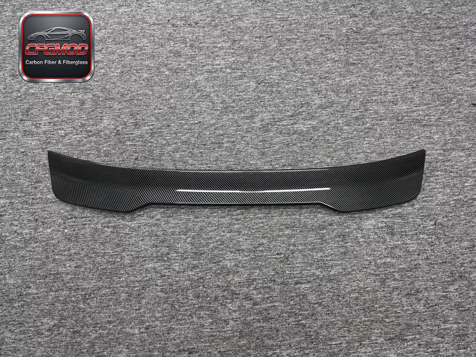 Dry Carbon Fiber Rear Windshield Roof Visor Spoiler for Ford Mustang 2015-2025 Accessories — 8
