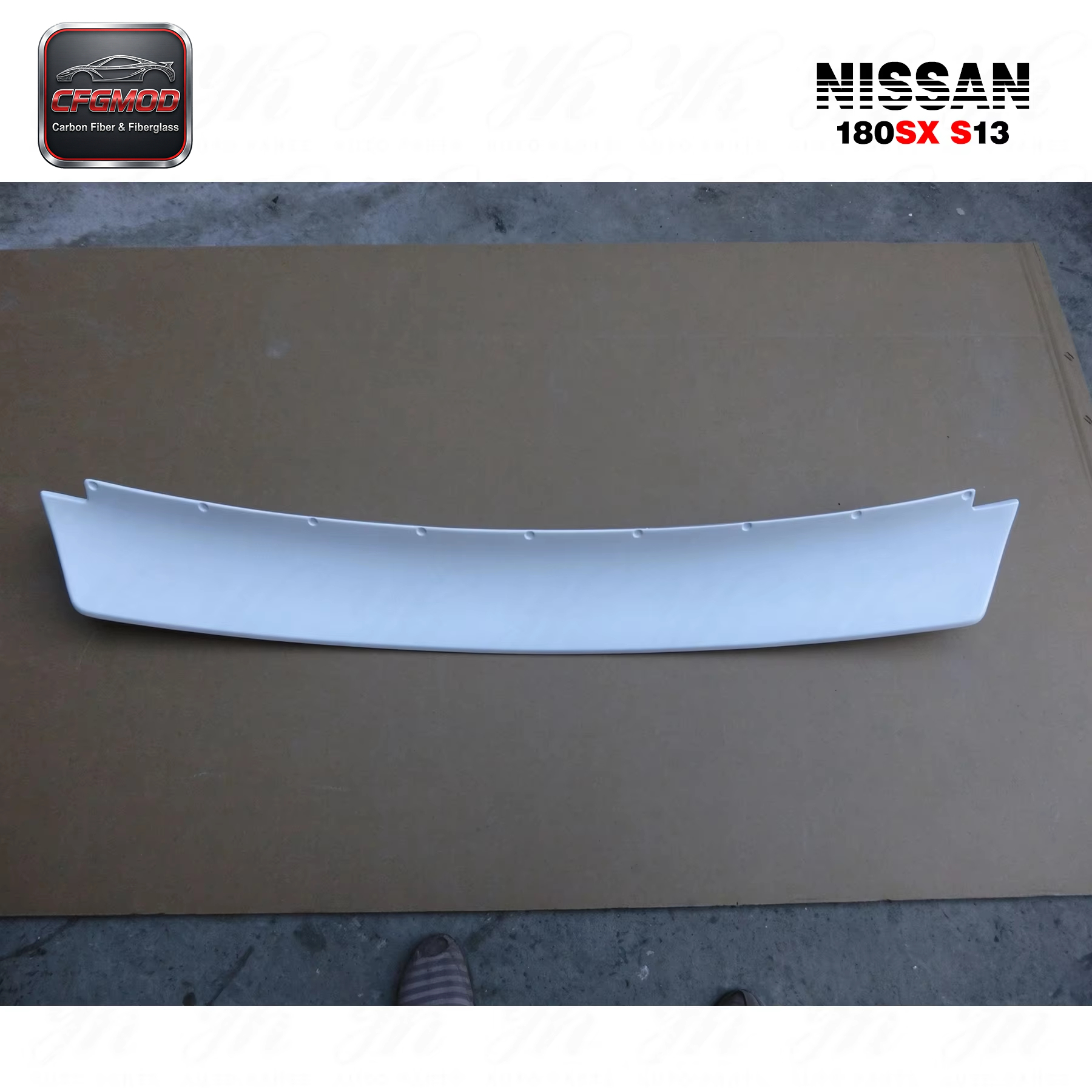For 180SX Rocket Bunny Style Rear Spoiler Wing Carbon Fiber( or FRP) — 8