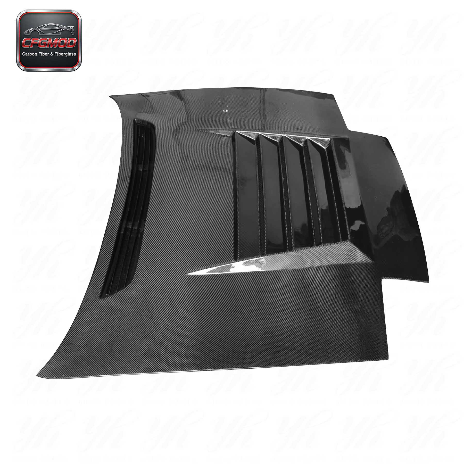 For 180SX Dmax DM Hood Bonnet Carbon Fiber CF Black Glossy Matte Finish for 1998-1999 — 3