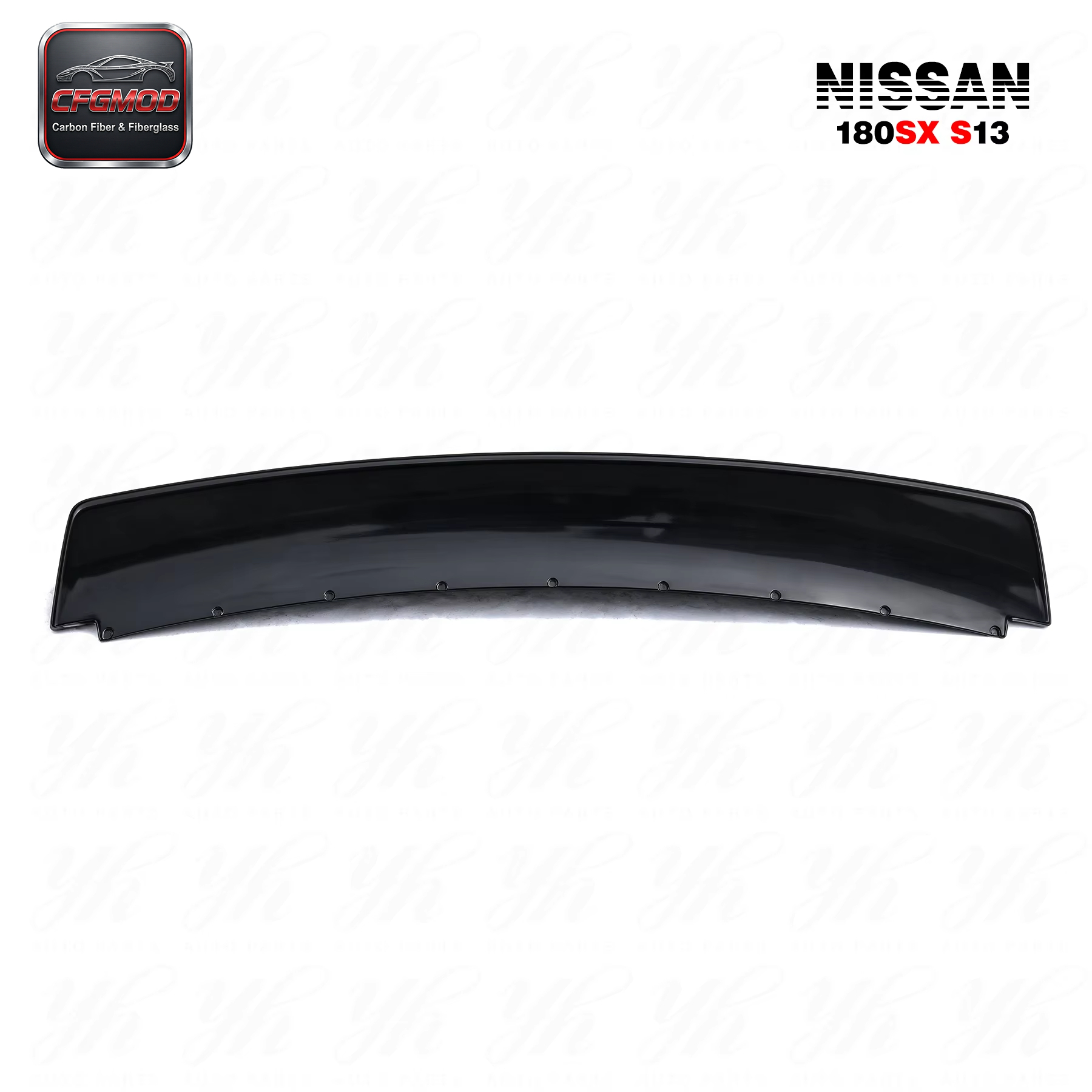 FRP Glass Fiber Bodykit Fit for 180SX PS13 Rocket Bunny RB Style Rear Trunk Spoiler Wing — 2