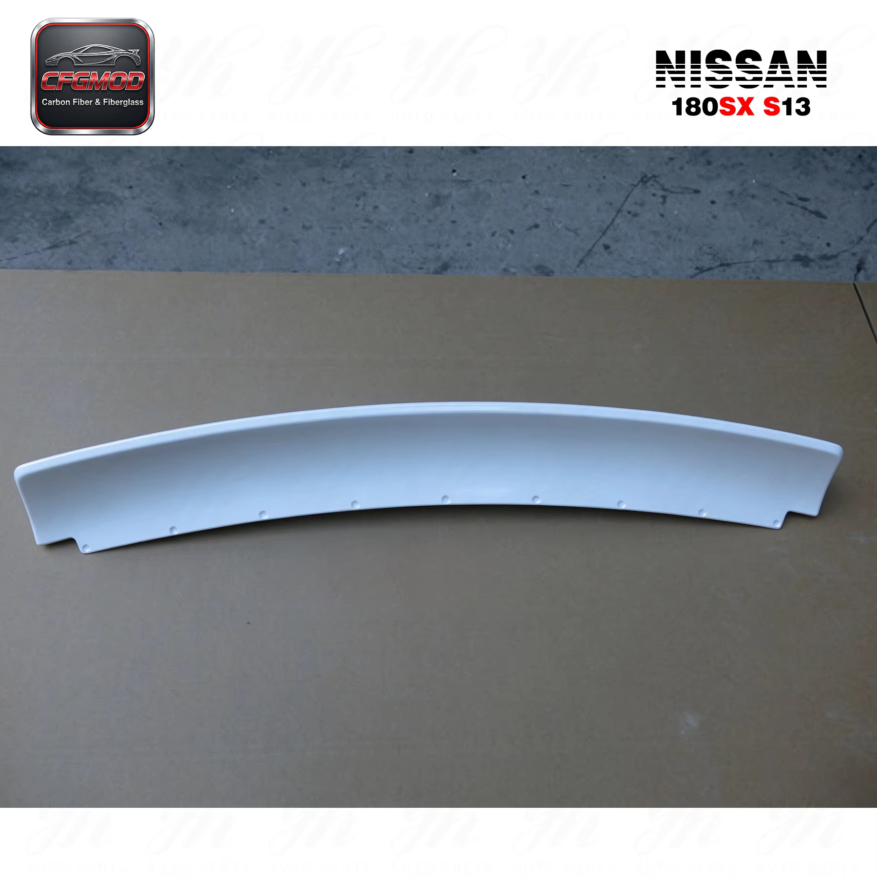FRP Glass Fiber Bodykit Fit for 180SX PS13 Rocket Bunny RB Style Rear Trunk Spoiler Wing — 9