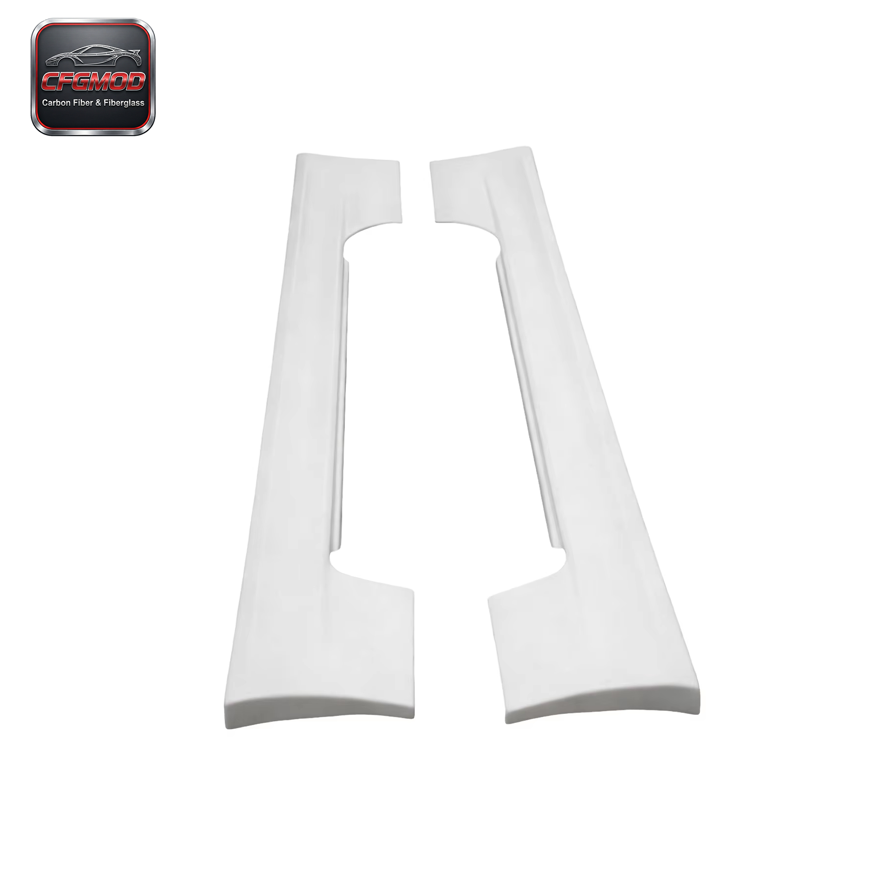 White Glass Fiber FRP Bodykit for Nissan 180SX VQ Left Side Skirt High Quality Car Turning — 5