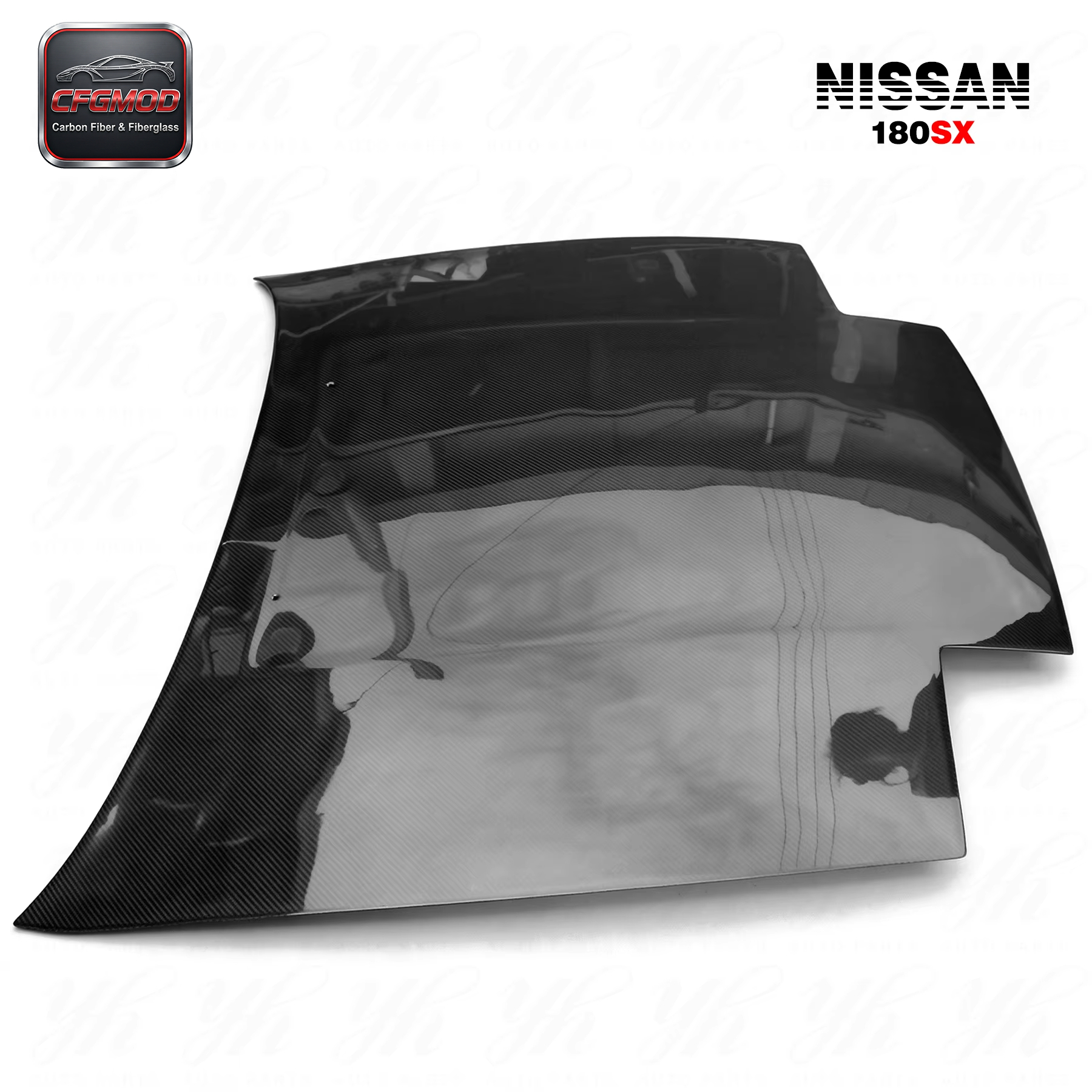 New 180SX OEM Style Carbon Fiber Front Hood-High Quality Easy Installation — 4