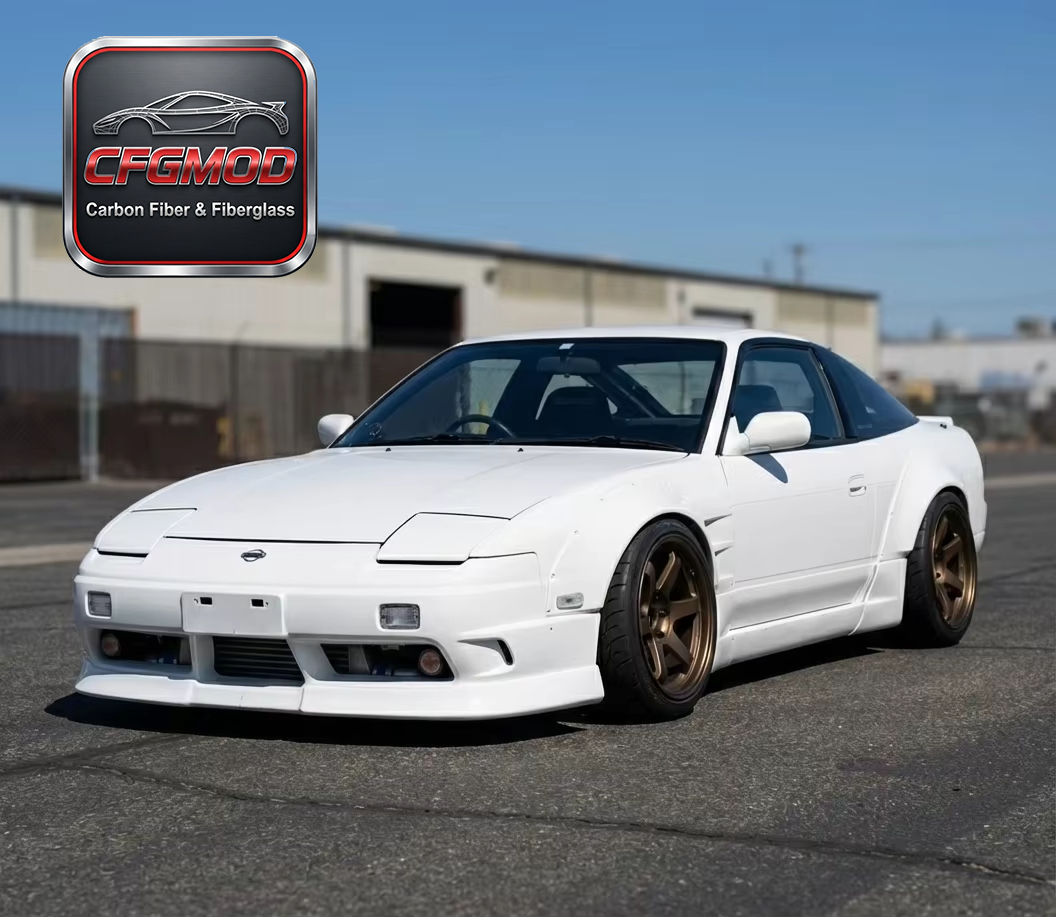 1989-1994 for 180SX D-MAX Style Fender Silvia PS13 DMAX-Sports Style Fender Customized +30mm Front Fender New Carbon Fiber — 2