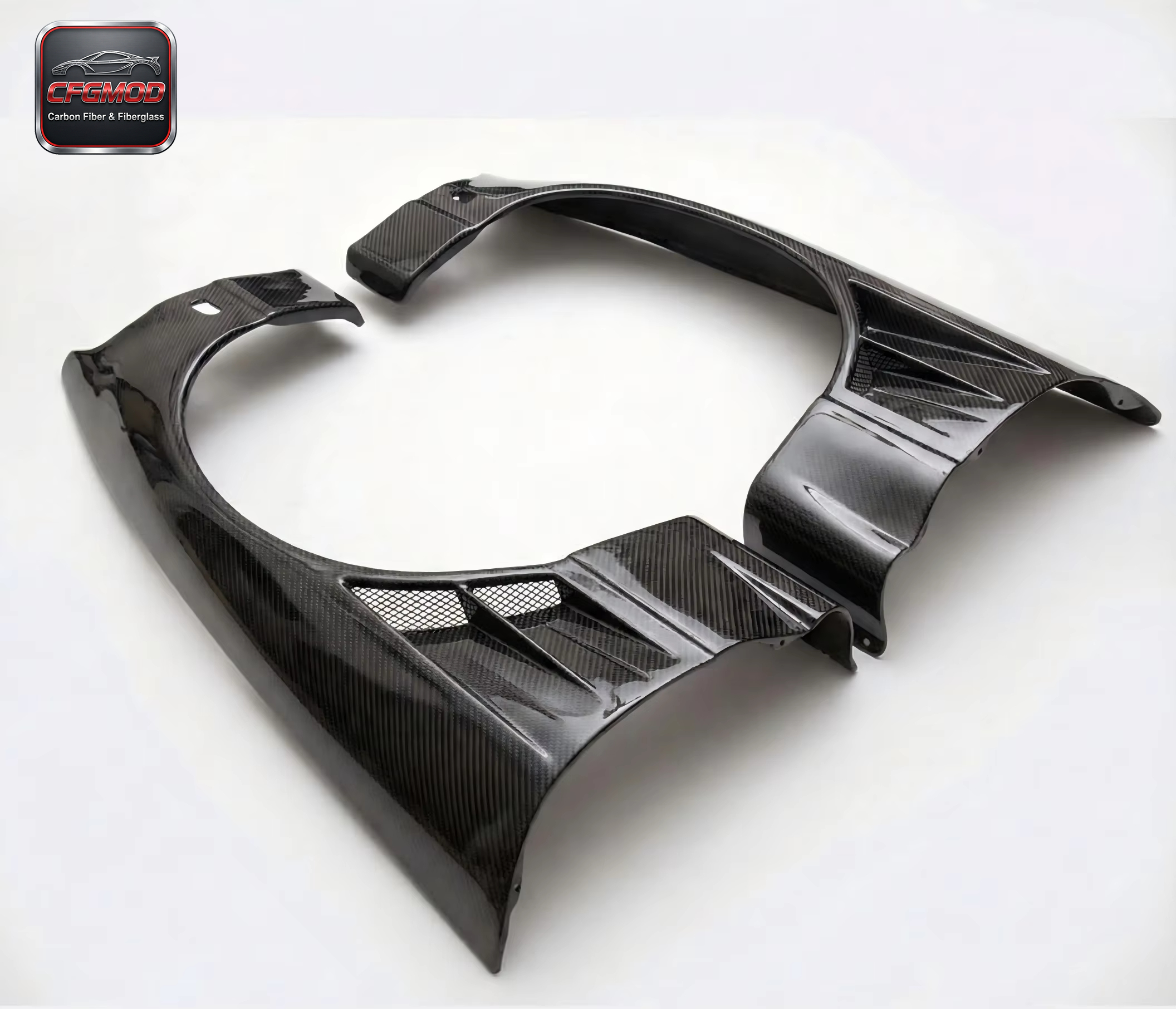 1989-1994 for 180SX D-MAX Style Fender Silvia PS13 DMAX-Sports Style Fender Customized +30mm Front Fender New Carbon Fiber — 4