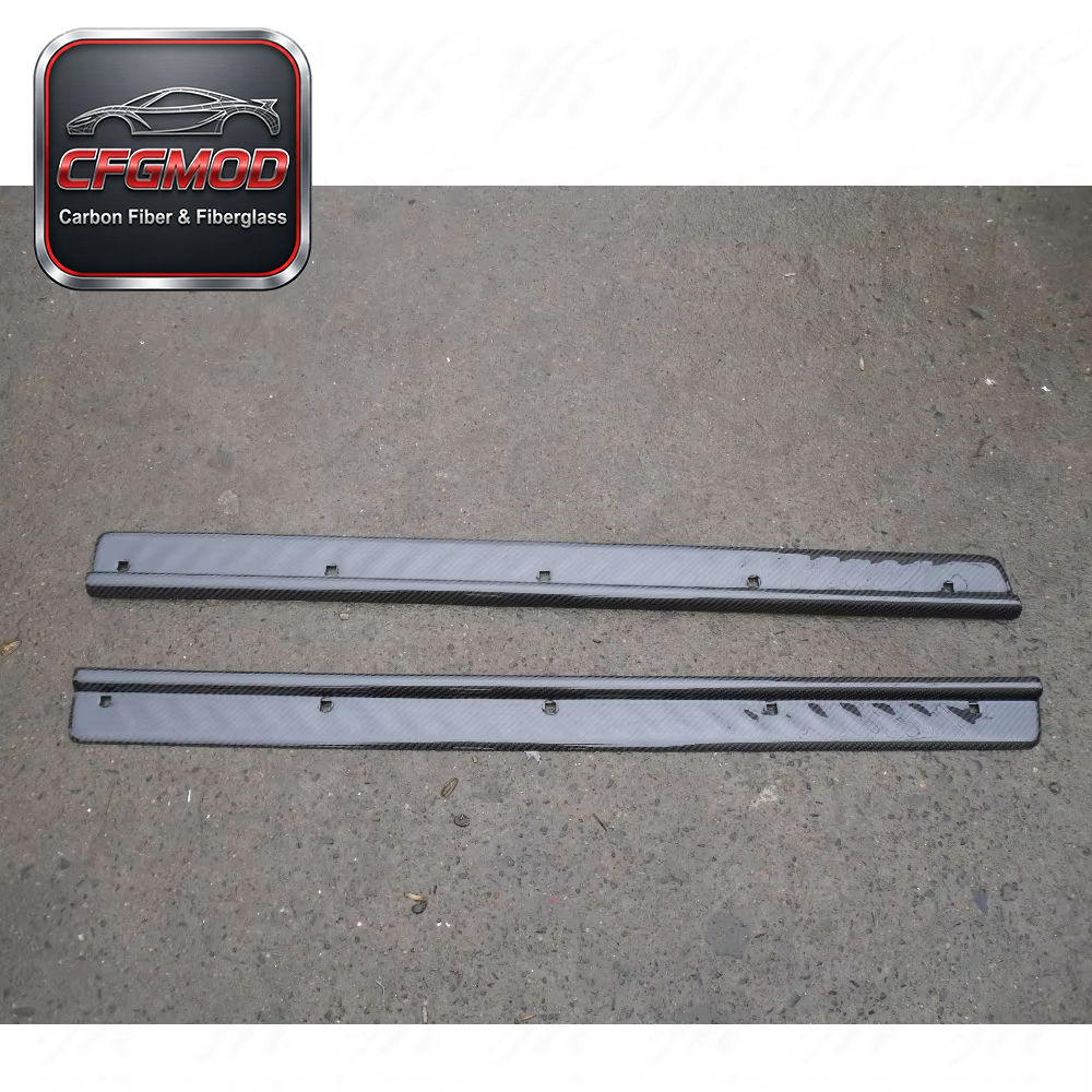 Carbon Fiber CF Bodykit for 180SX PRS13/PS13 Silvia Door Sill Panel Kick Plate (Pair) Black High Quality Easily Install 1 — 6
