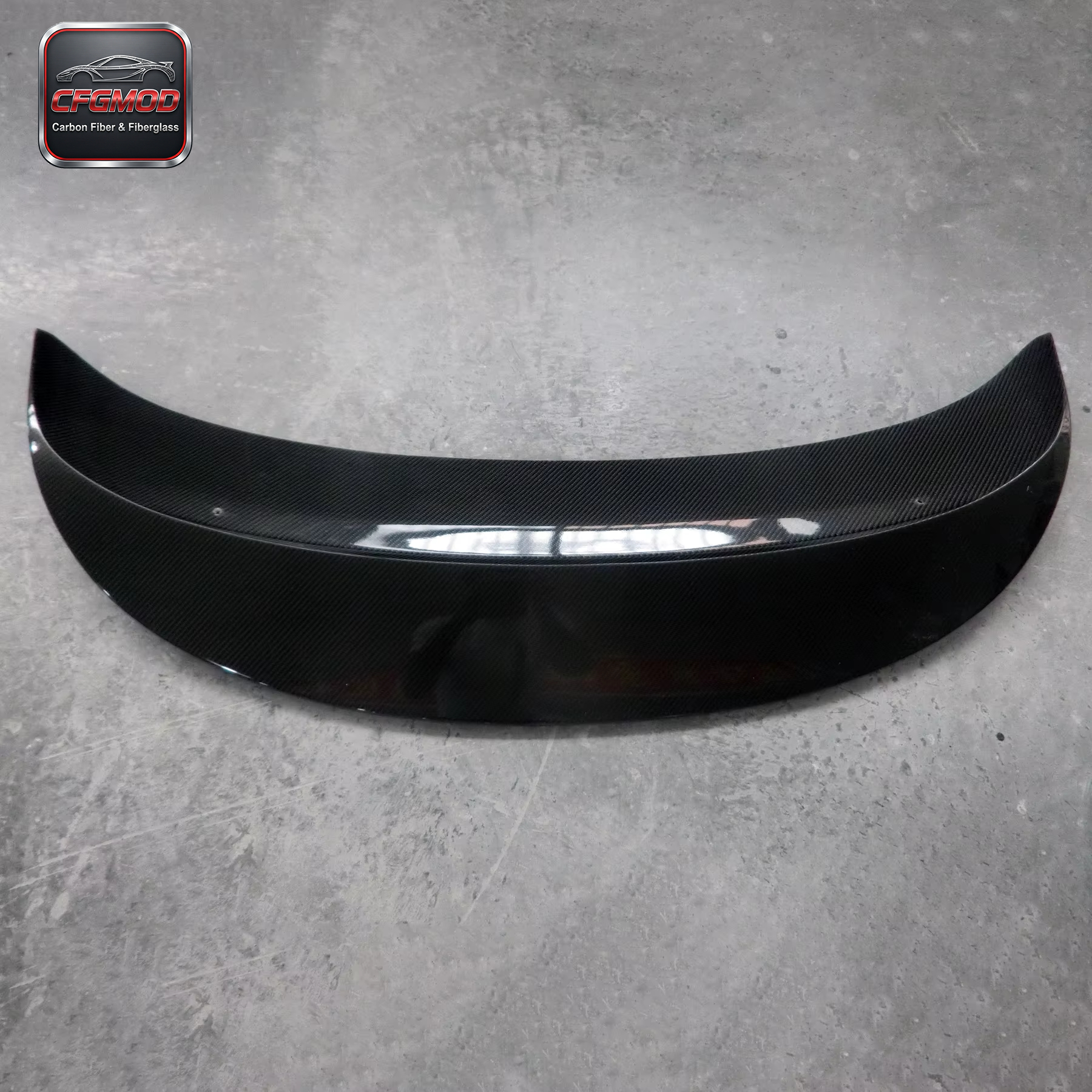 2009-2016 370Z Z34 Coupe CS Type N Single Deck Rear Trunk Spoiler Wing Carbon Fiber Black — 4