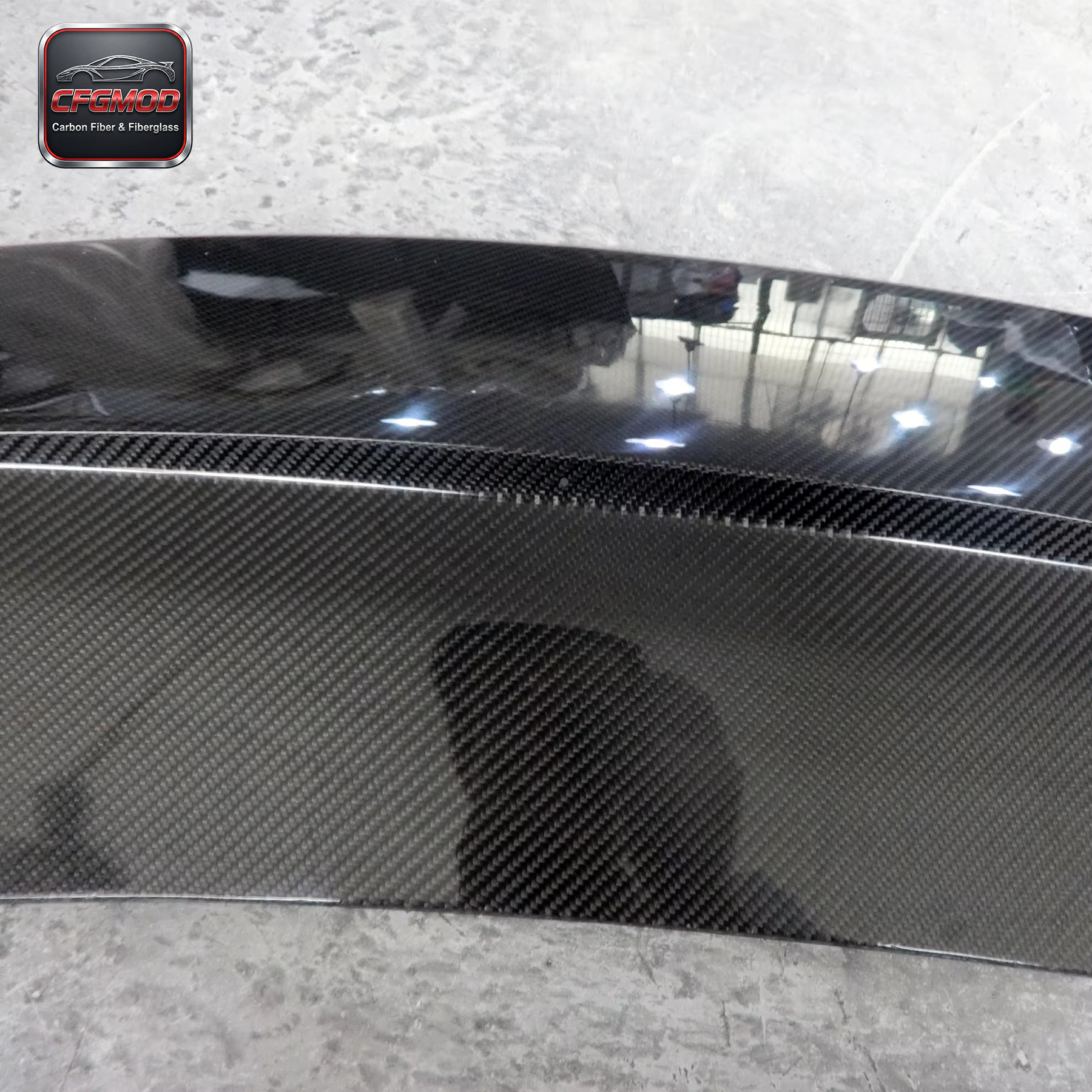 2009-2016 370Z Z34 Coupe CS Type N Single Deck Rear Trunk Spoiler Wing Carbon Fiber Black — 5