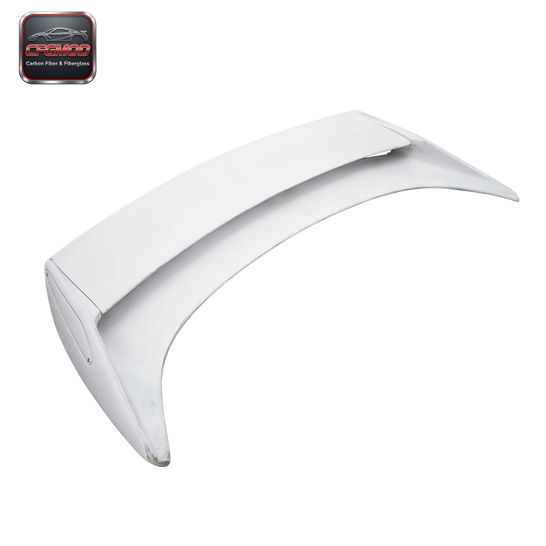 For 2002-2008 350Z Z33 VS3 Style Single Deck High Gloss Carbon Fiber Rear Trunk Spoiler Blade W/ Base — 3