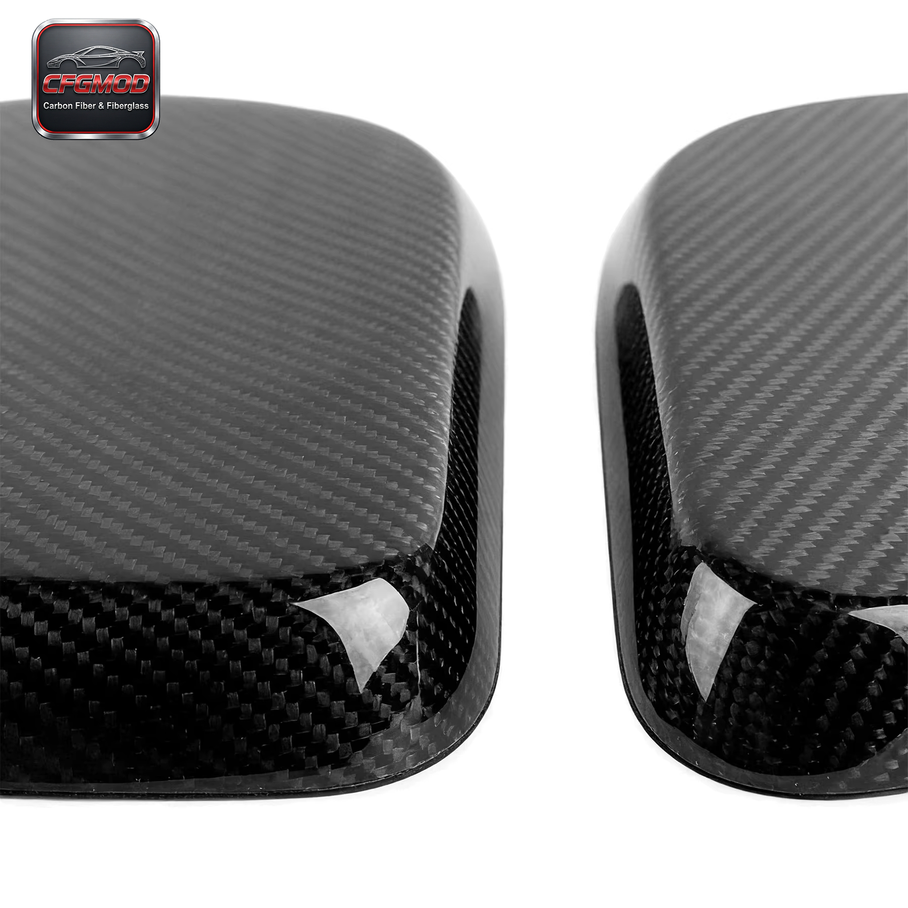 For 2002-2008 350Z Z33 Brake Fluid & Battery Cover Carbon Fiber — 3