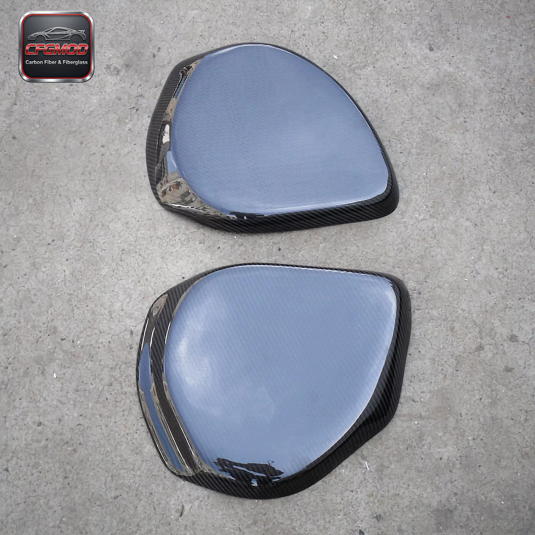 For 2002-2008 350Z Z33 Brake Fluid & Battery Cover Carbon Fiber — 5