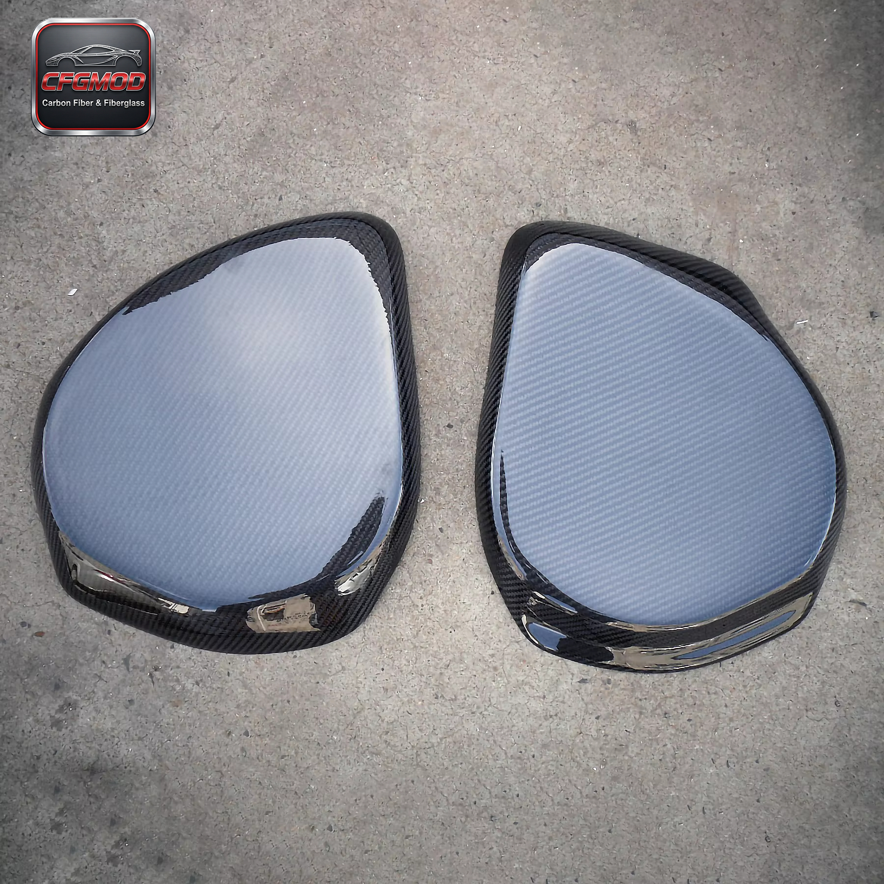 For 2002-2008 350Z Z33 Brake Fluid & Battery Cover Carbon Fiber — 6