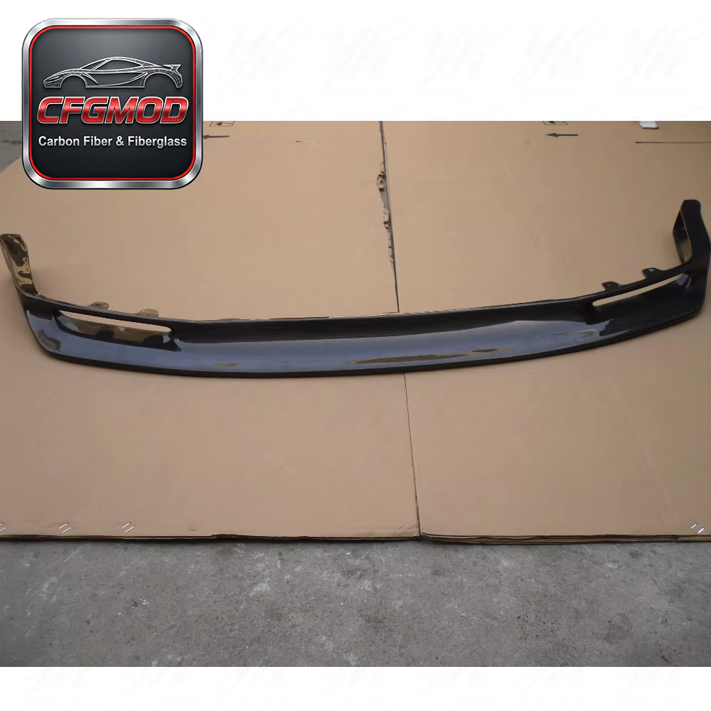 for 1989-1995 Skyline R32 GTR BNR32 JUN Style Front Bumper Lip Splitter (GTR Only) Carbon Fiber Black Glossy Matte — 5