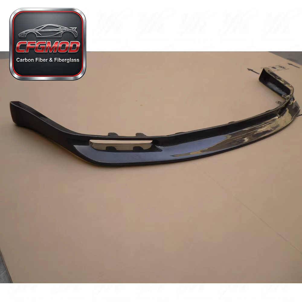 for 1989-1995 Skyline R32 GTR BNR32 JUN Style Front Bumper Lip Splitter (GTR Only) Carbon Fiber Black Glossy Matte — 7