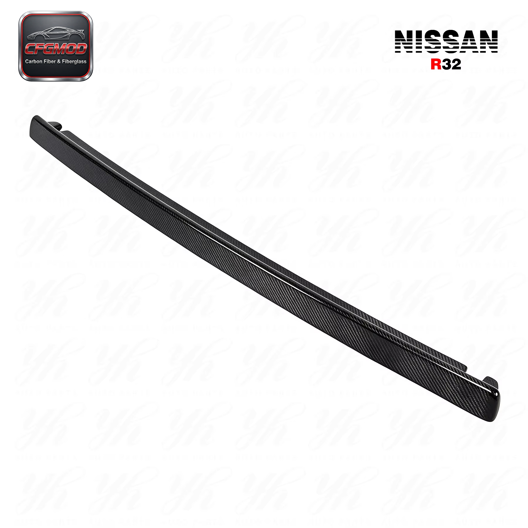 Auto Racing Bodykit Carbon Fiber CF Rear Bootlid Lip Spoiler Wing Fit for 1989-1994 Skyline R32 GTS/GTR NI Style — 5