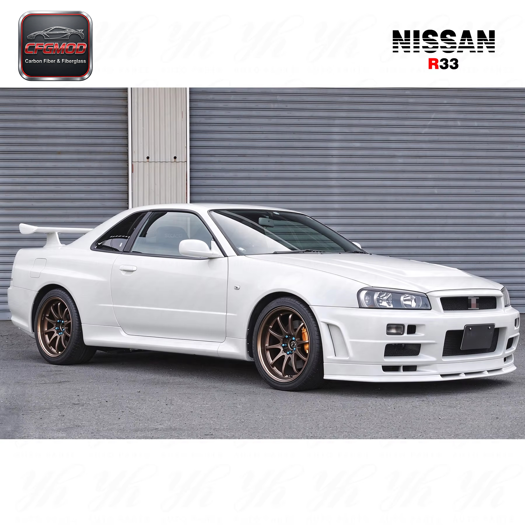 Glass Fiber Skyline R33 GTS Spec 1 NI Hood Fiber Glass — 5