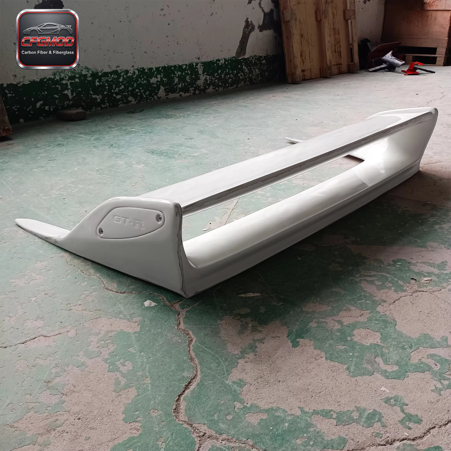 For Skyline R33 GTR OEM FRP Fiber Rear Wing Spoiler Single Deck cfgmod Brand — 4