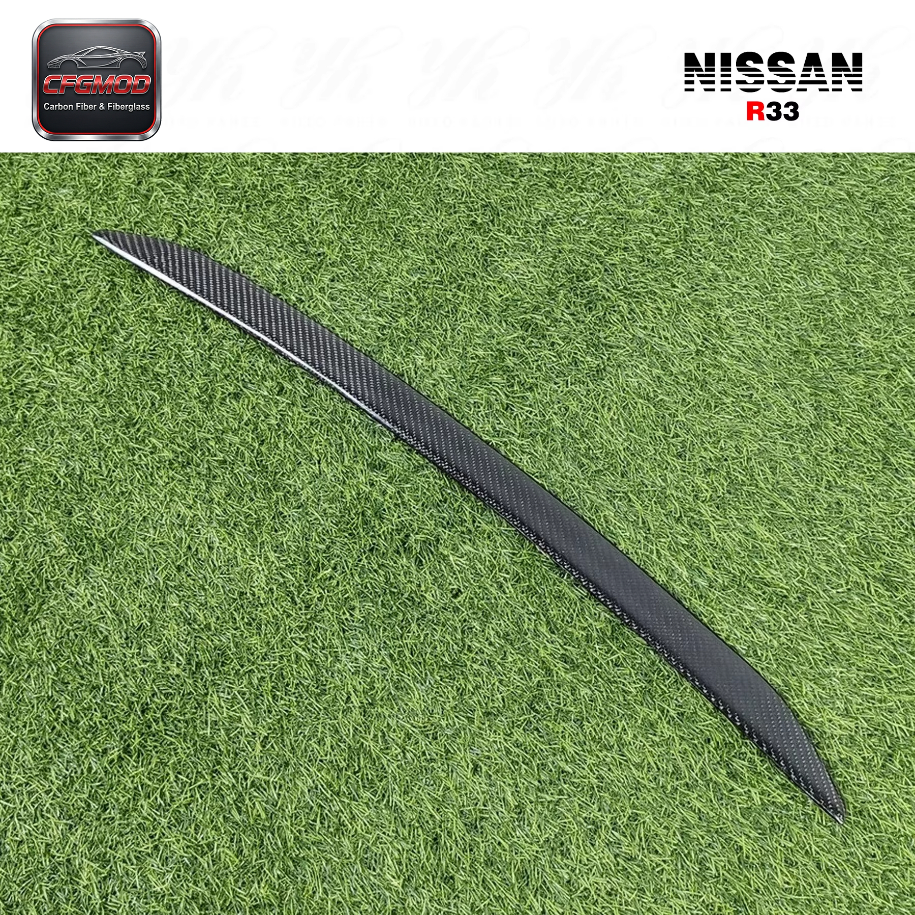 For Skyline R33 GTR GTS Nism NI Hood Bonnet Lip — 8