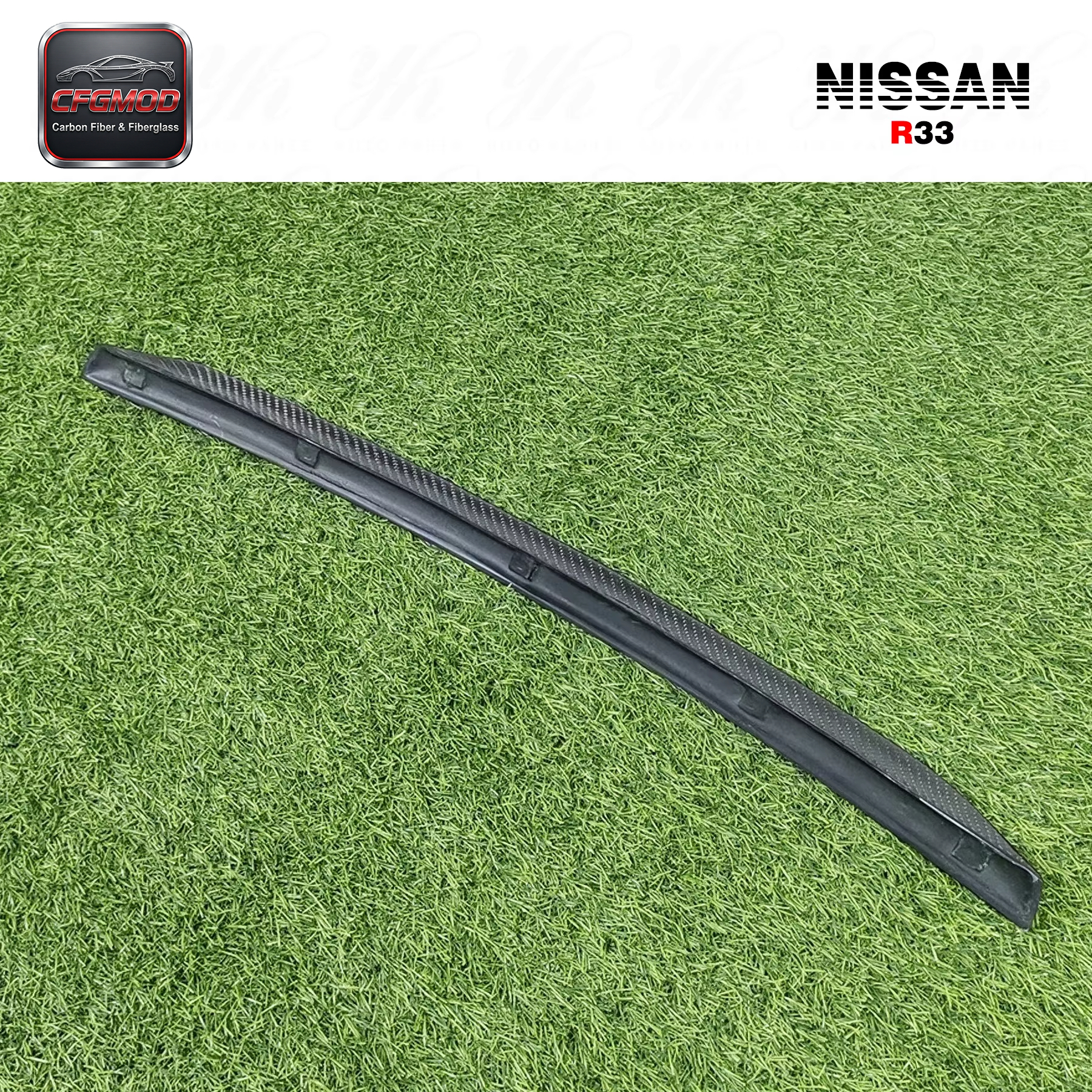 For Skyline R33 GTR GTS Nism NI Hood Bonnet Lip — 9