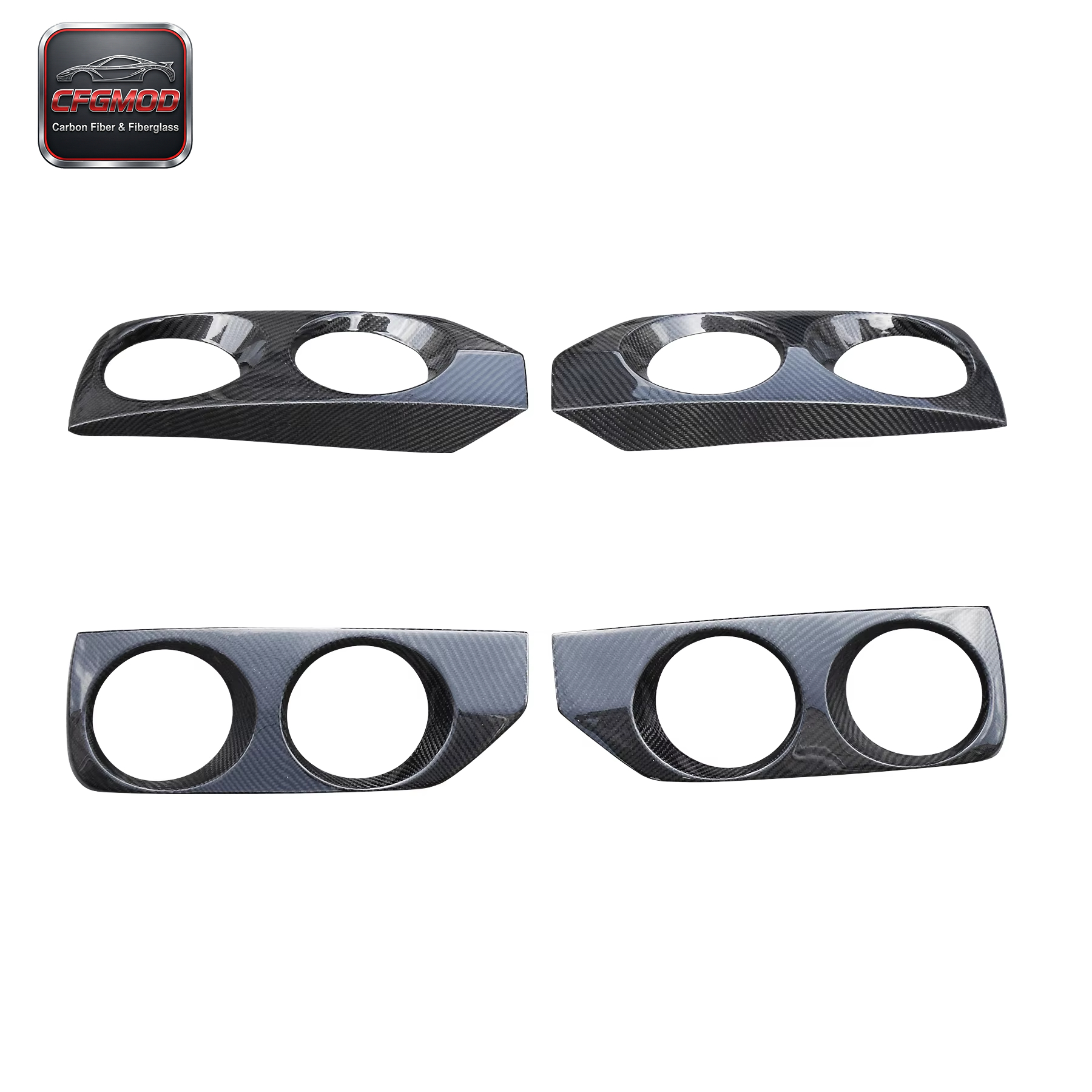Skyline R33 Spec 2 OE Front Bumper Fog Light Cover — 2