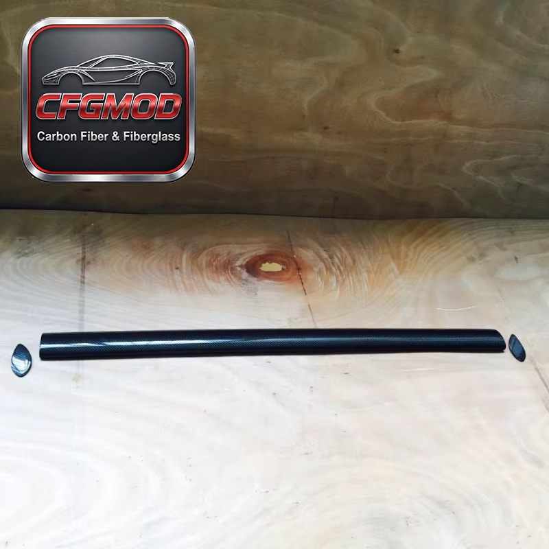 1999-2002 Nissan Skyline R34 GT-R OEM Carbon Fiber Rear Spoiler Blade and End Slips Single Deck High Gloss — 3