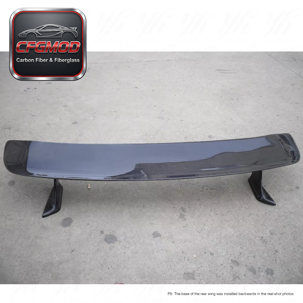 FOR R35 GTR Front Bumper Carbon Fiber Nose Cover — 4