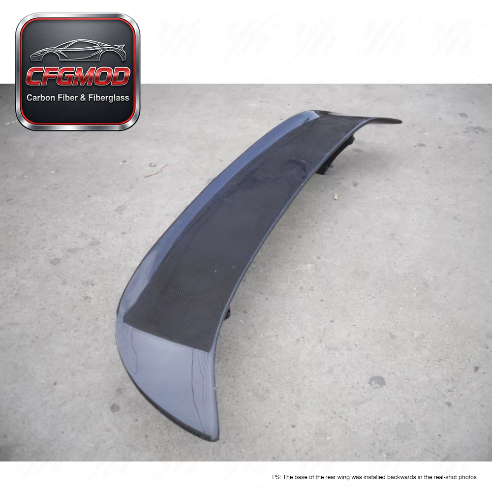 FOR R35 GTR Front Bumper Carbon Fiber Nose Cover — 5
