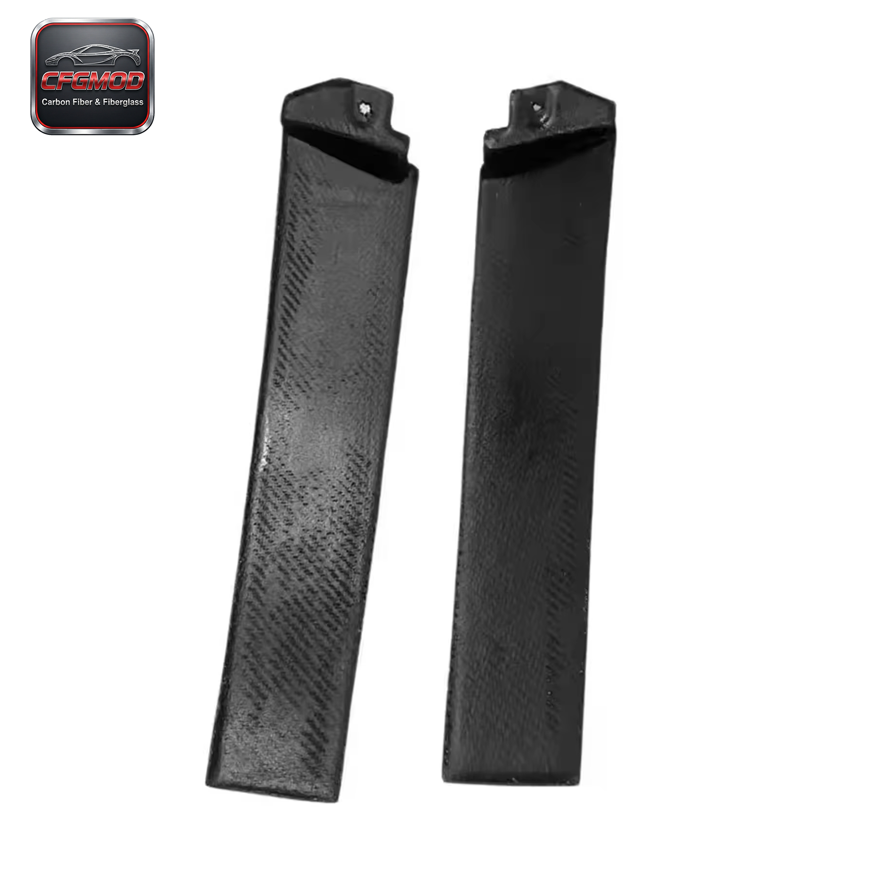 S13 High Quality Black Carbon Fiber B-Pillar Cover with Made in Guangdong — 1