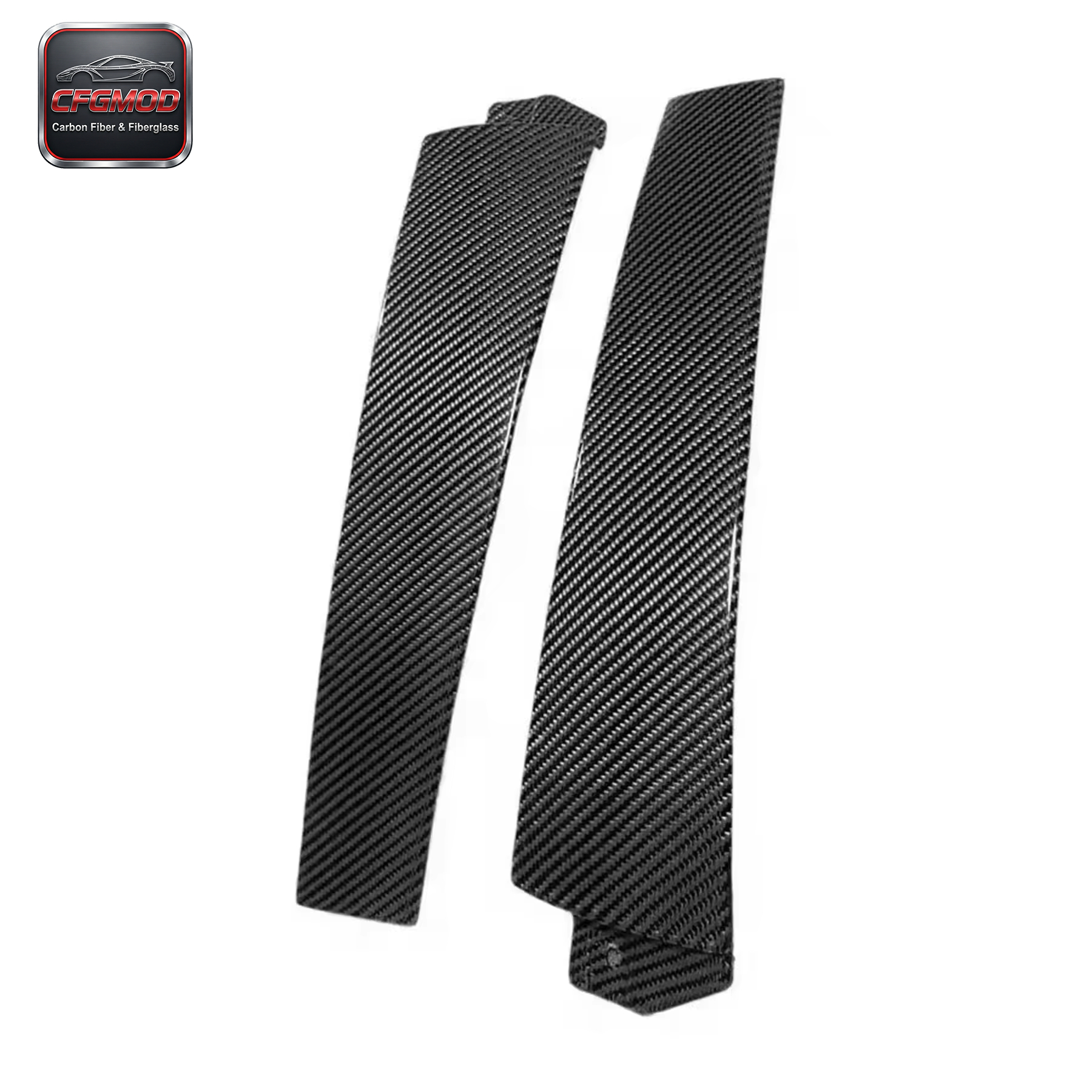 S13 High Quality Black Carbon Fiber B-Pillar Cover with Made in Guangdong — 3