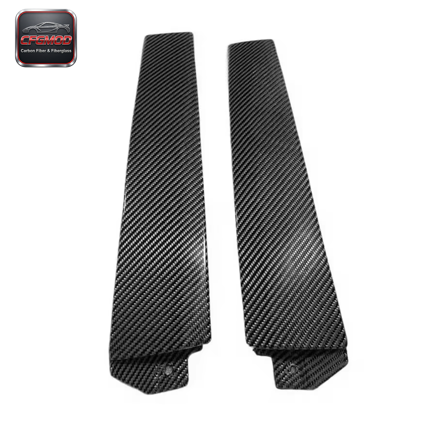 S13 High Quality Black Carbon Fiber B-Pillar Cover with Made in Guangdong — 4
