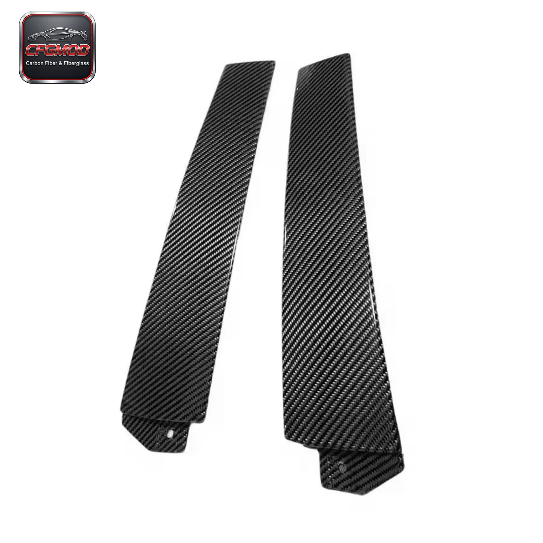 S13 High Quality Black Carbon Fiber B-Pillar Cover with Made in Guangdong — 5