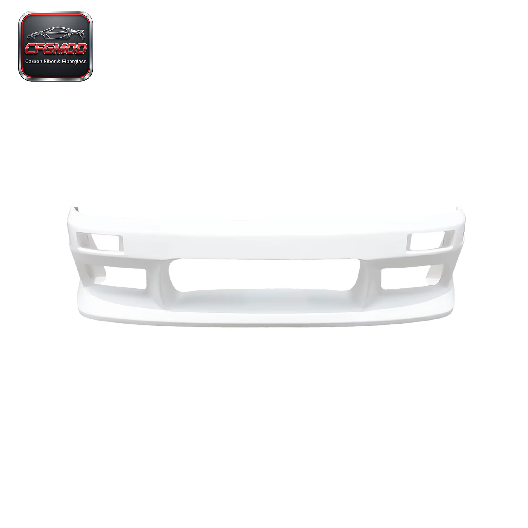 Glass Fiber Front Bumper for FRP 89-94 S13 Supermade Style — 3