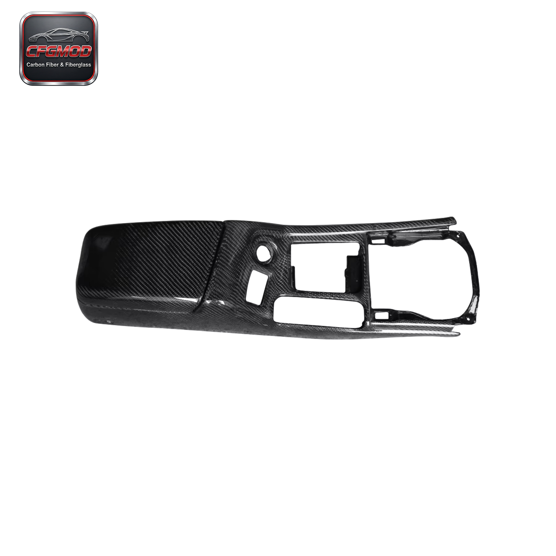 Front Cup Holder Carbon Fiber Center Console Armrest Box for Nissan S13 Silvia 180SX 200SX — 4