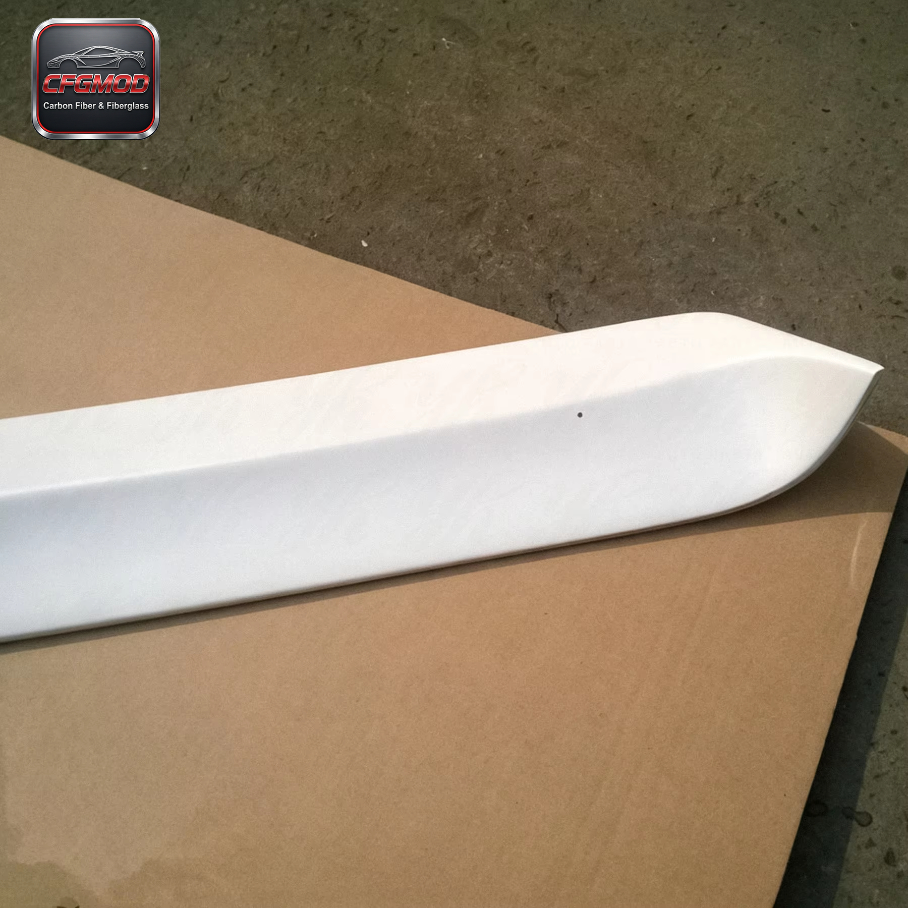 JDM Car Modification for S13 Silvia Dmax Style Single Roof Spoiler Real Carbon Fiber Black 3k Twill Weave High Gloss Finish — 5