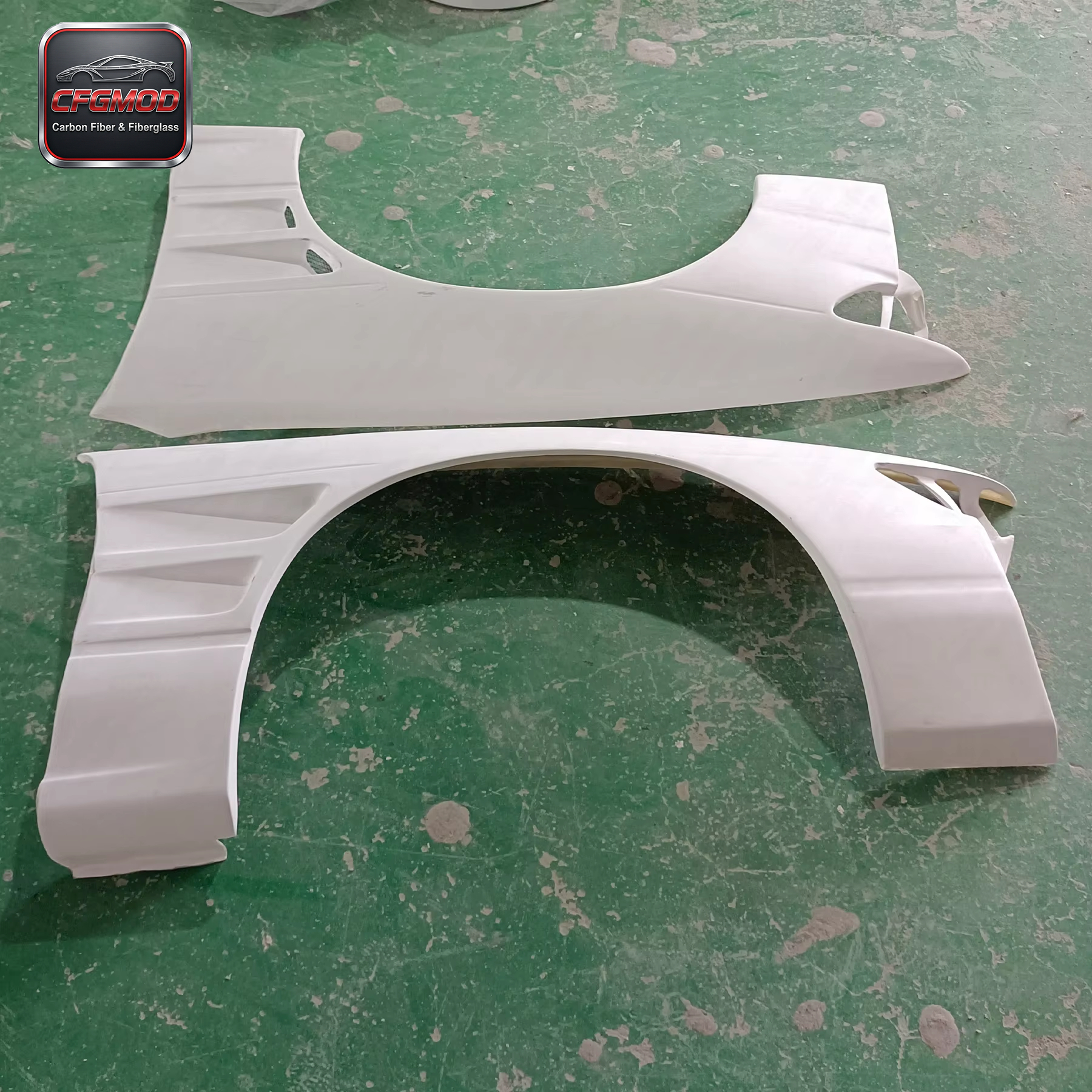 Factory Direct Sales Glass Fiber Front Fender for S13 PS13 BN-Sports Style +25mm Wider — 4