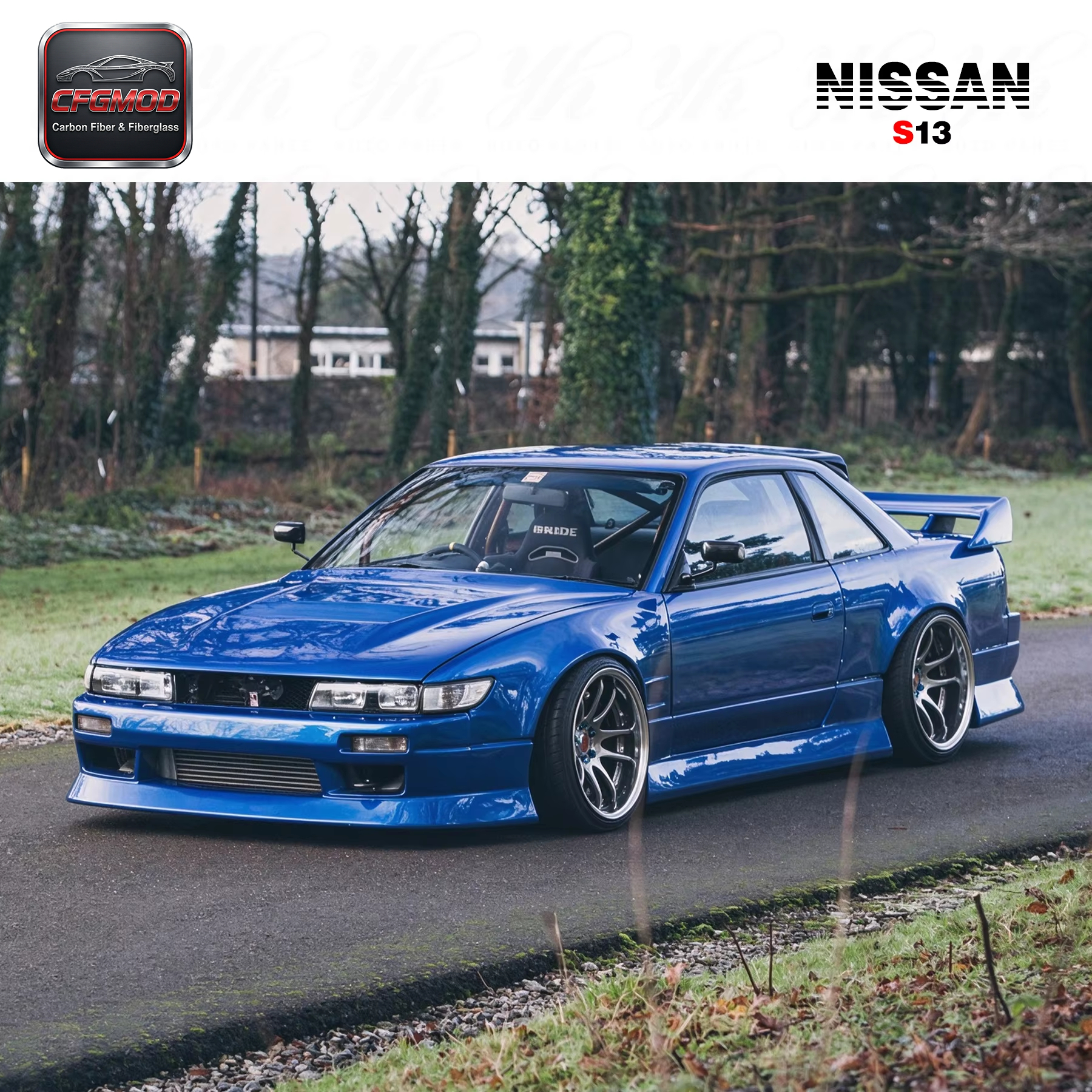 1989-1994 S13 Silvia PS13 DMAX-Sports Style +30mm Front Fender — 3