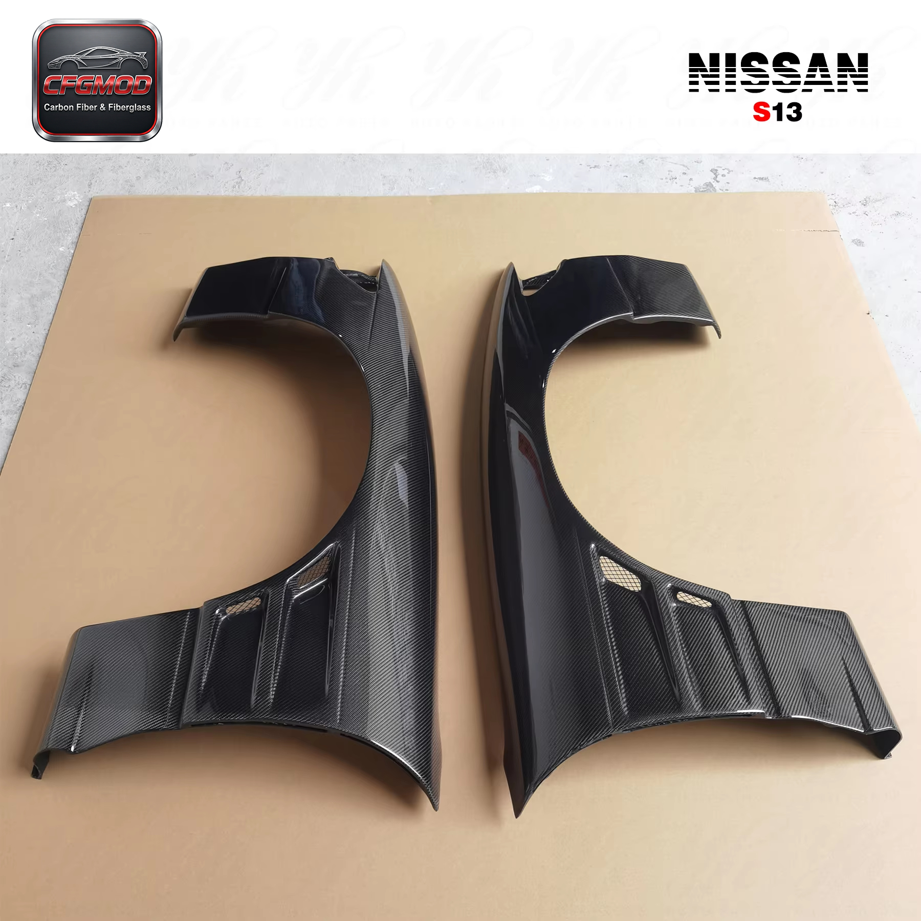 1989-1994 S13 Silvia PS13 DMAX-Sports Style +30mm Front Fender — 6