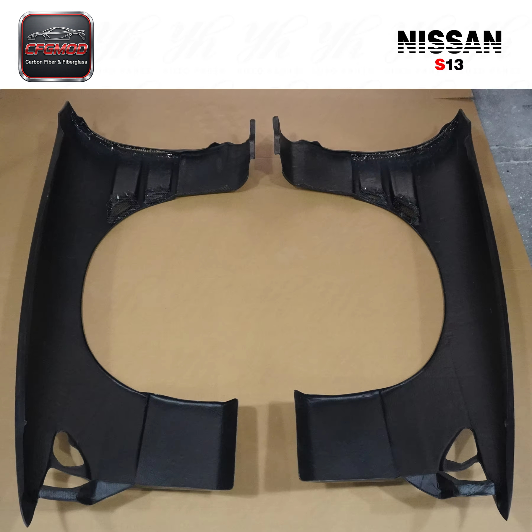 1989-1994 S13 Silvia PS13 DMAX-Sports Style +30mm Front Fender — 10