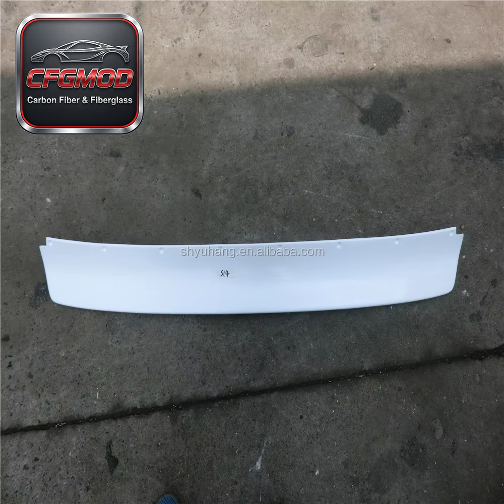 For S14 Silvia S14A 240SX SR20DET Rocket Bunny Carbon Fiber Rear Spoiler Wing Ducktail Drift — 1