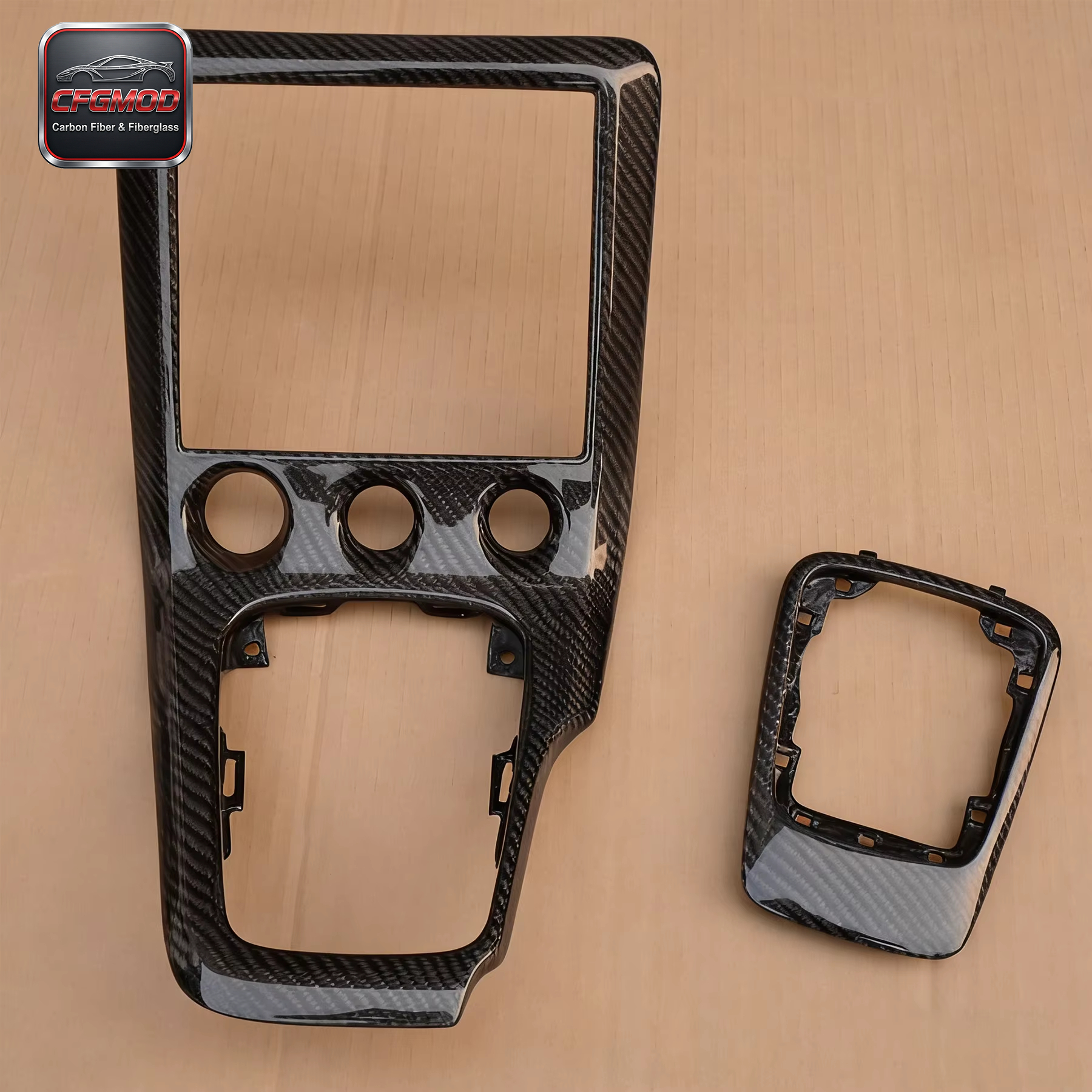 Factory Direct Sales for S15 (RHD) OEM Style Carbon Fiber Gear & Radio Surround Interior — 5