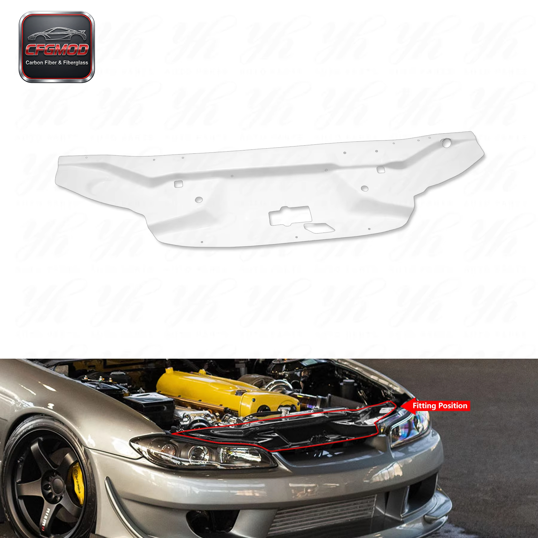 Factory Discounts for S15 Garage Defend High Quality Carbon Fiber Cooling Panel CF — 3
