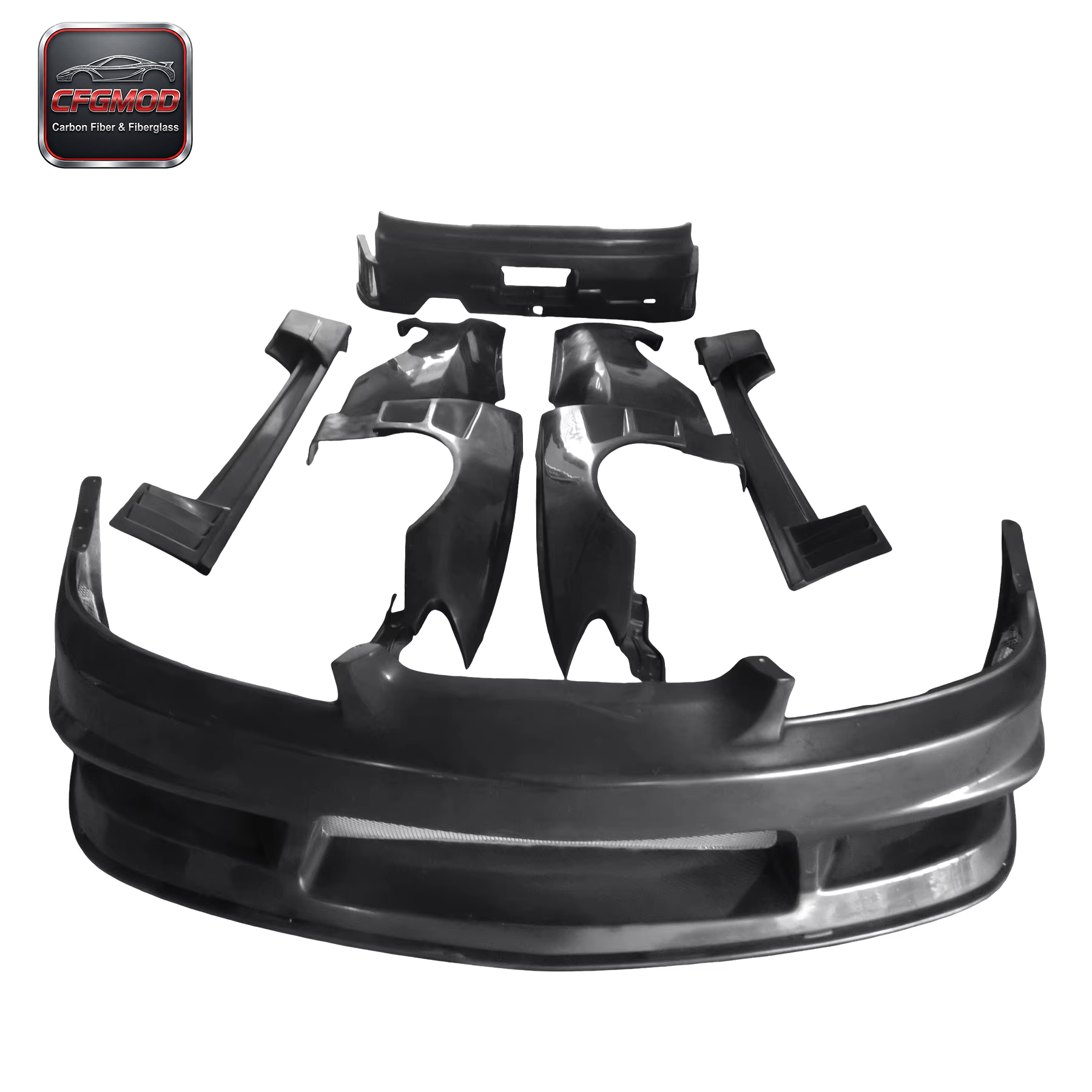 New High Quality Glass Fiber S15 Complete Bodykit FRP with Excellent Fitment for Retrofit/Upgrade — 3