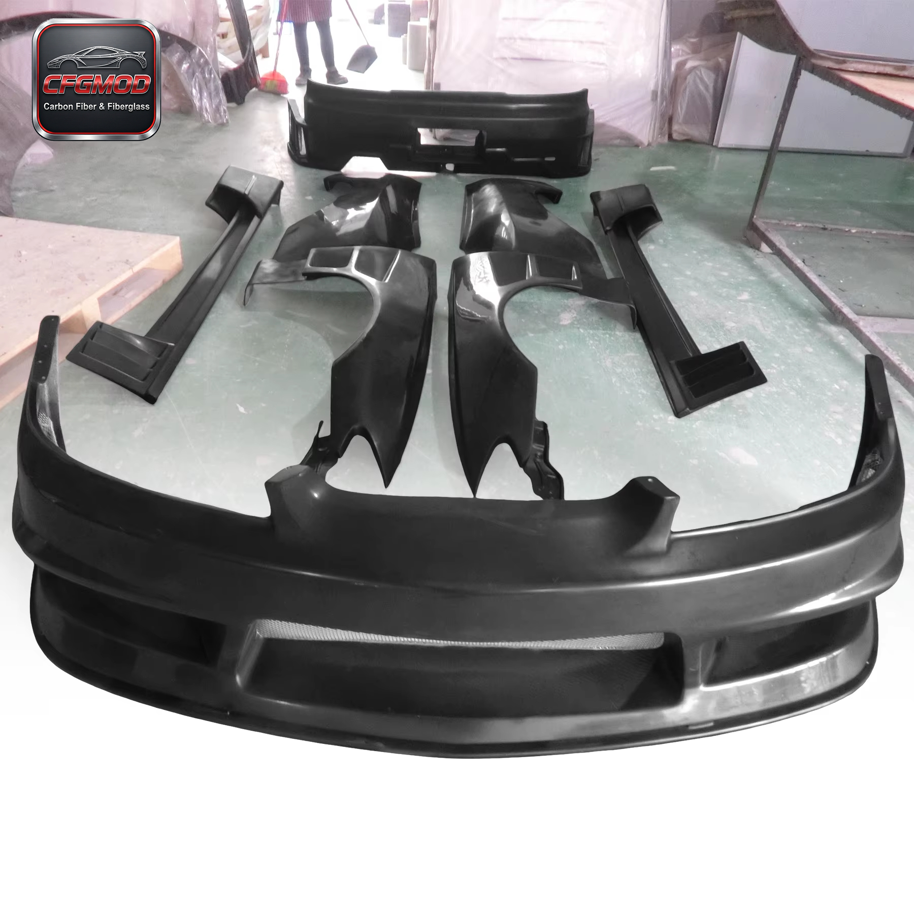 New High Quality Glass Fiber S15 Complete Bodykit FRP with Excellent Fitment for Retrofit/Upgrade — 5