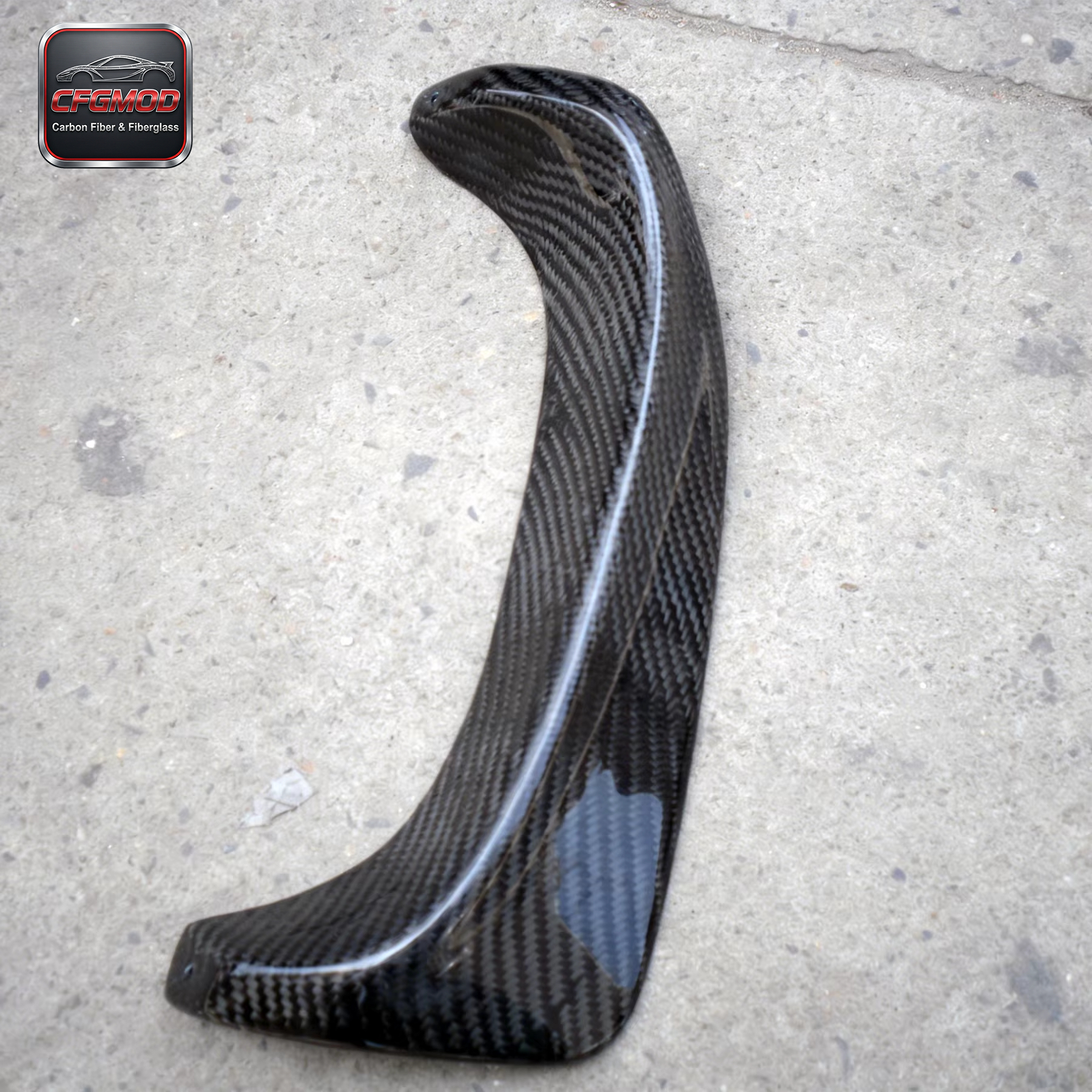 Carbon Fiber Rear Bumper Exhaust Heatshield for CF 1999-2002 S15 OEM — 6