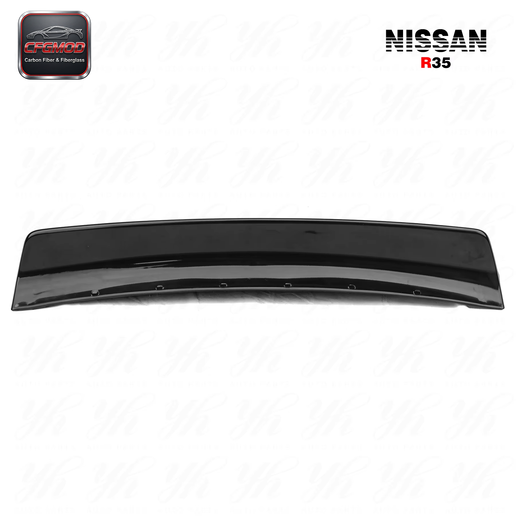 For for 1999-2002 S15 Silvia Rocket Bunny Style Glass Fiber Rear Spoiler FRP — 2