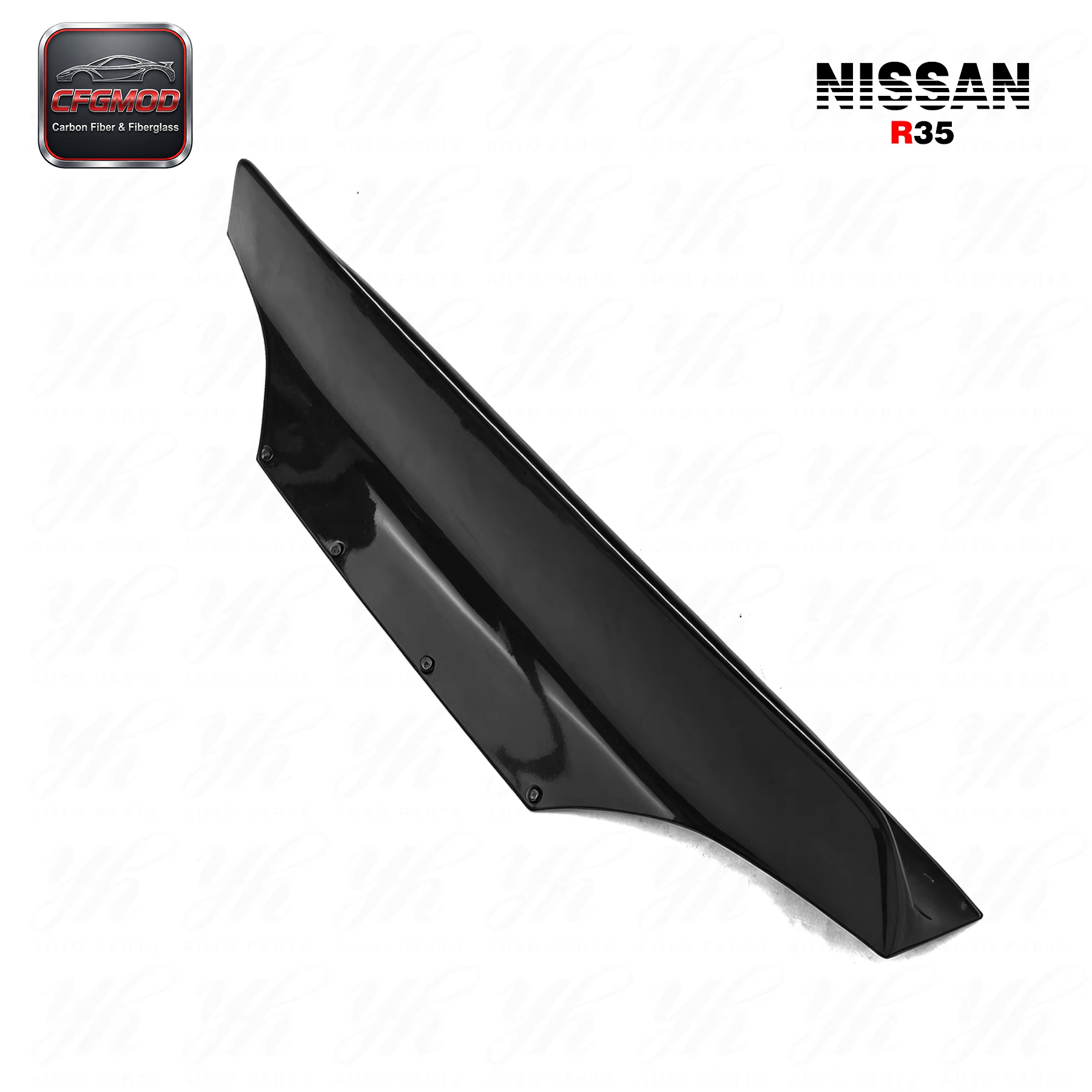 For for 1999-2002 S15 Silvia Rocket Bunny Style Glass Fiber Rear Spoiler FRP — 3